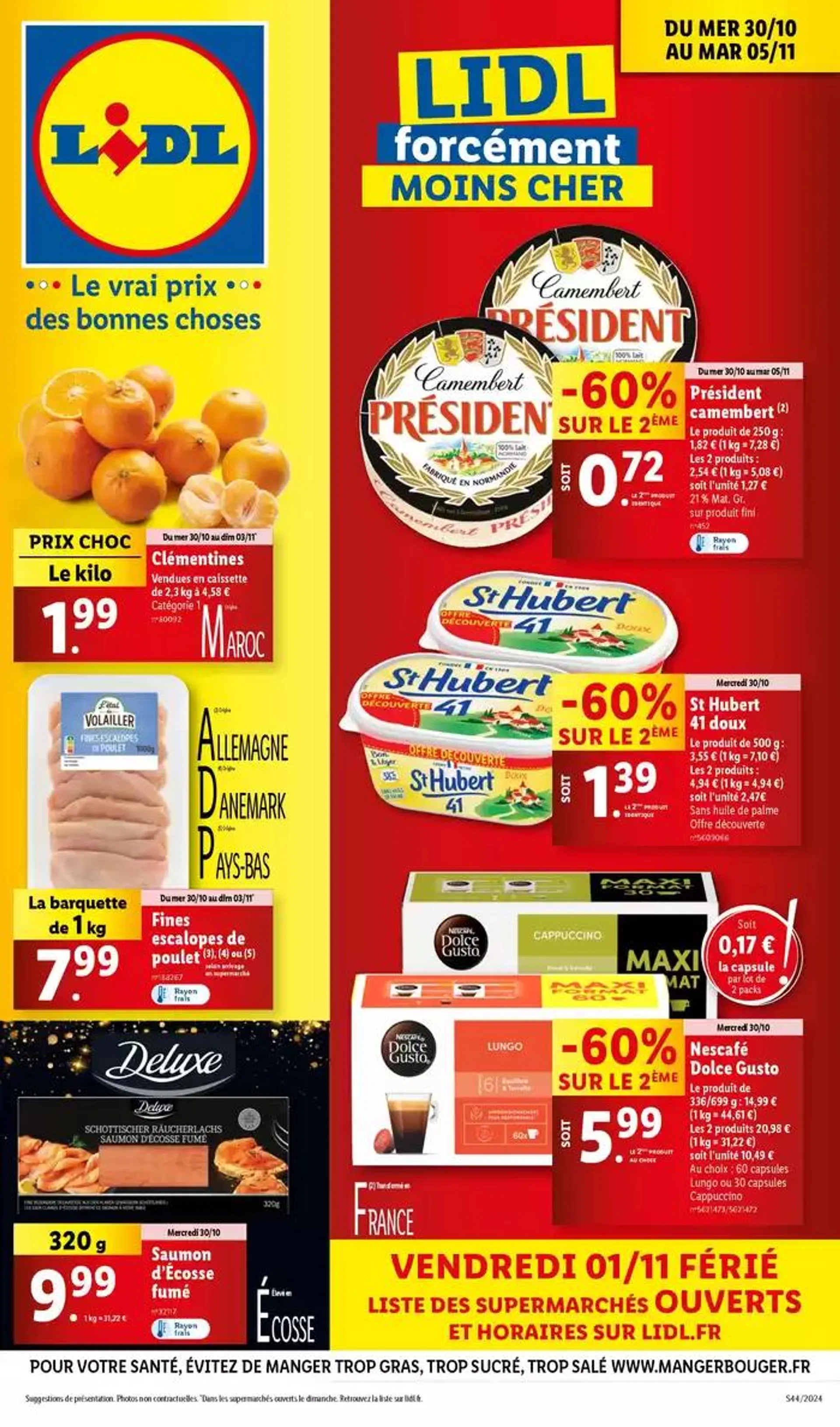 Bénéficiez de promotions sur une sélection de produits, incluant viande, fruit et fromage - 1