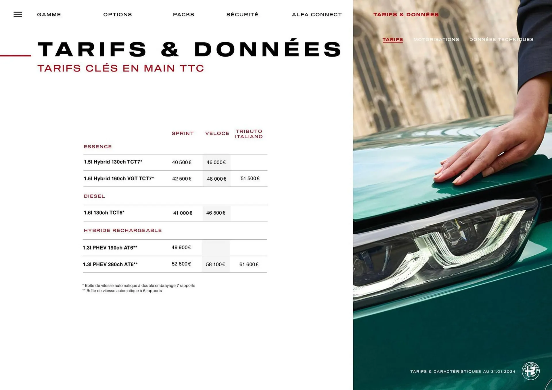 Catalogue Alfa Romeo du 12 mars au 12 mars 2025 - Catalogue page 20