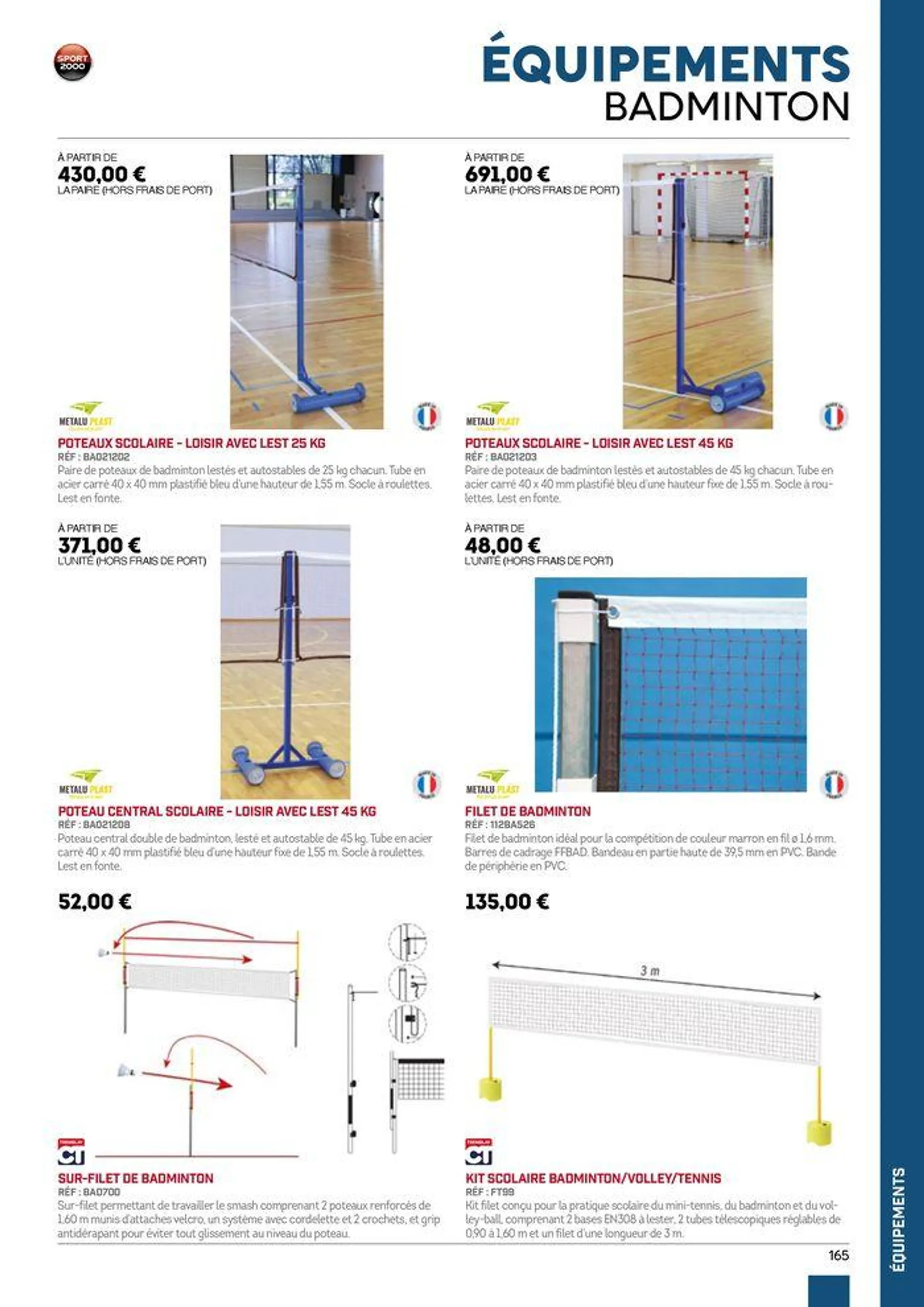 CLUB & CO 2024 - 2025 du 1 juillet au 28 février 2025 - Catalogue page 165