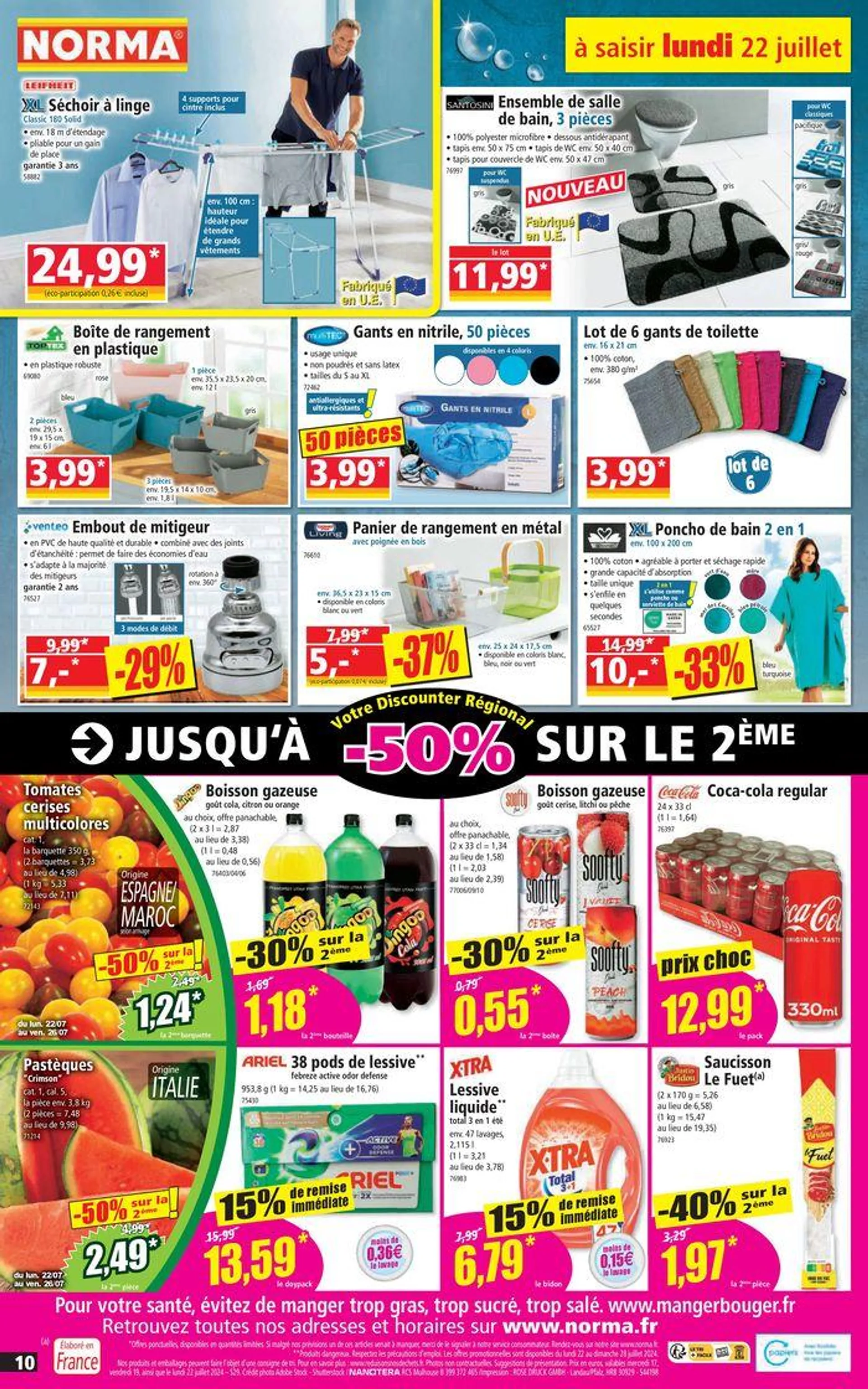 JUSQU‘À -50% SUR LE 2ÈME - 10