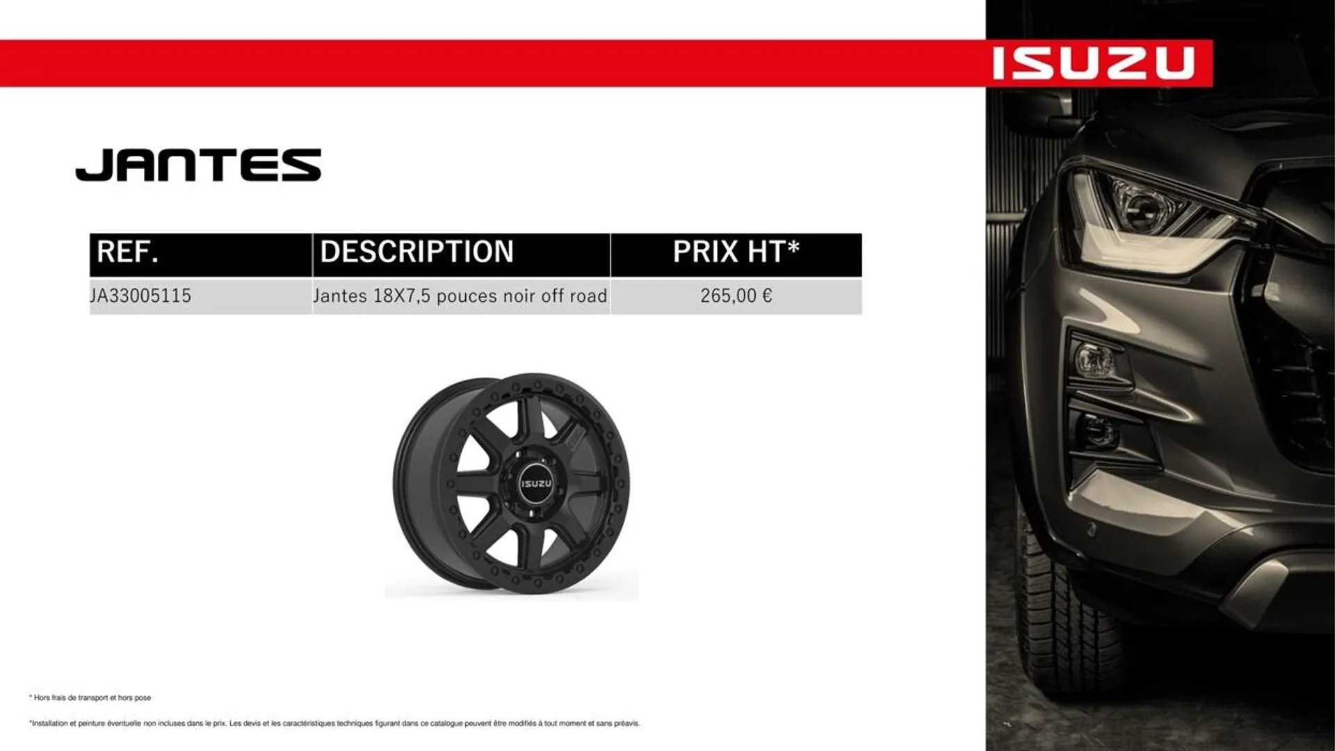 Catalogue ACCESSOIRES D-MAX - N60 N57  - 20