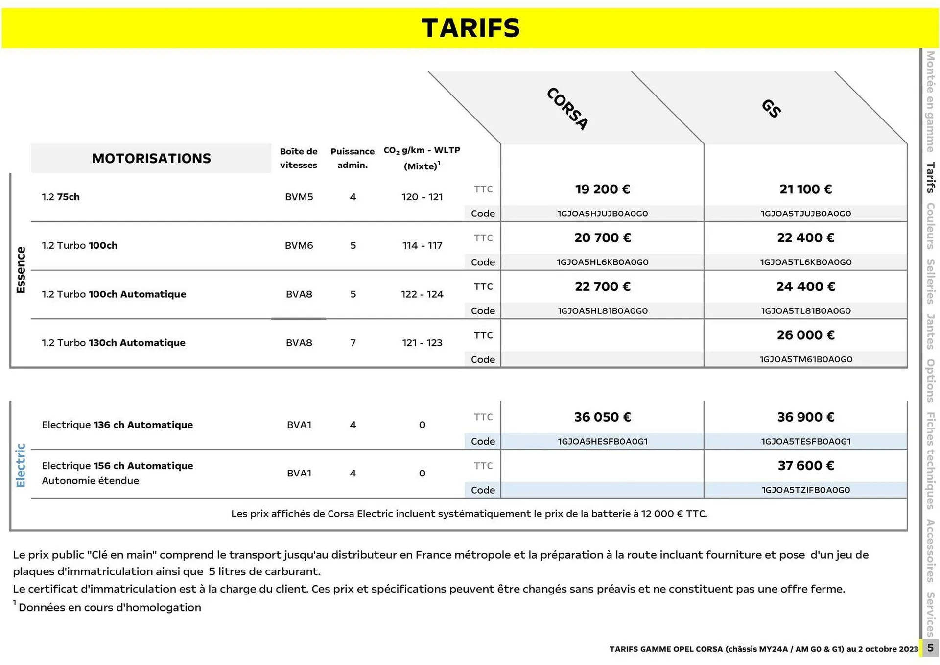 Catalogue Opel du 27 octobre au 27 octobre 2024 - Catalogue page 6