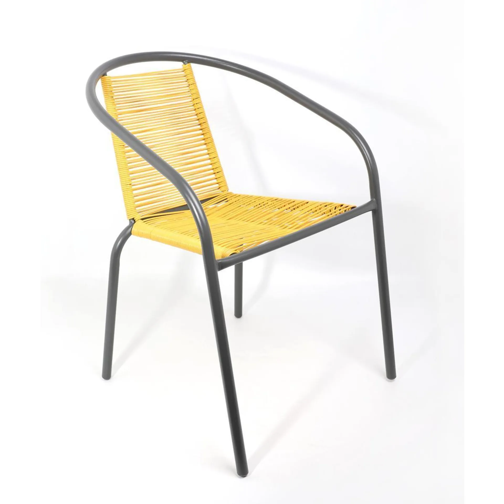 Fauteuil Bistrot II - 51 x H 72 x 61 cm - Jaune