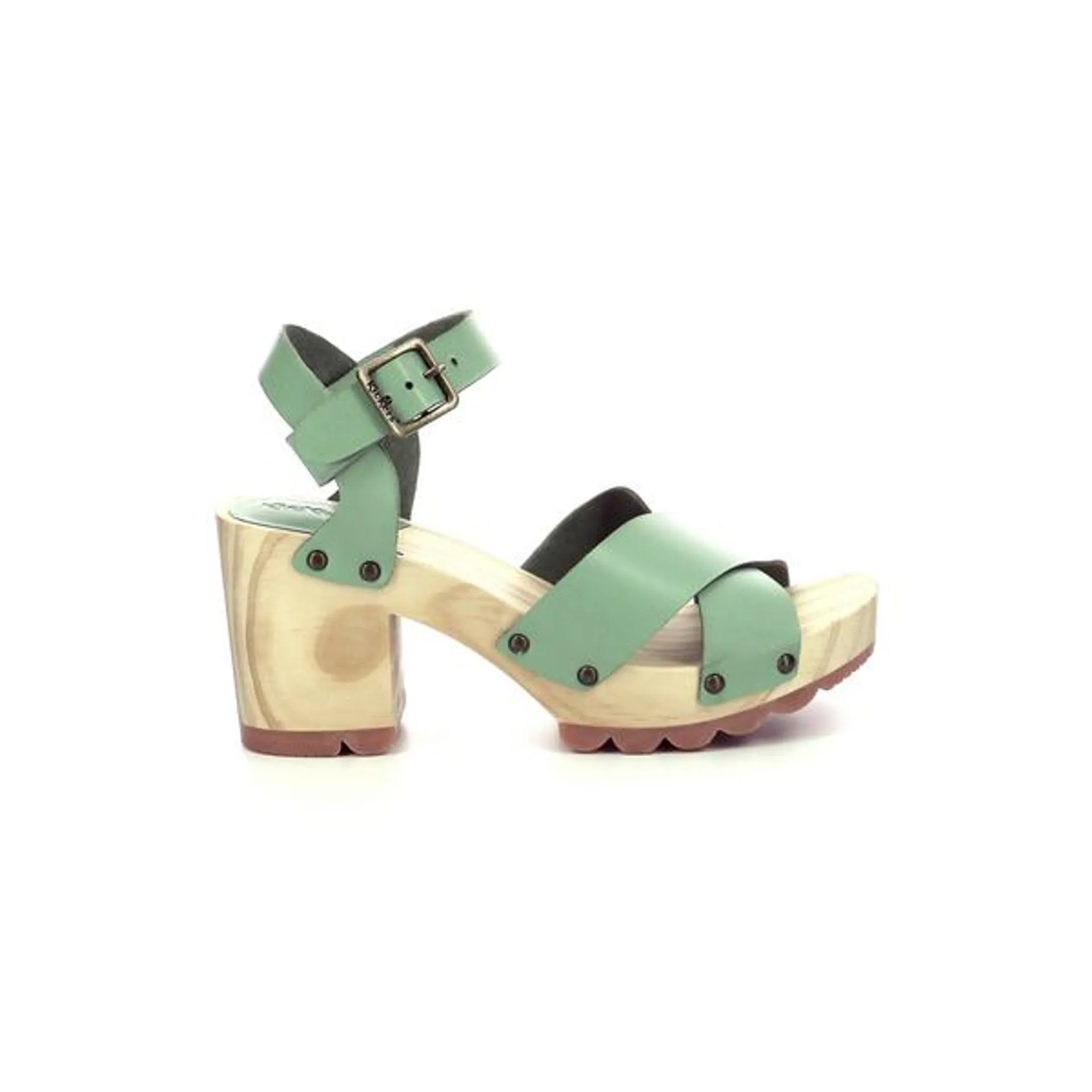 Sandales Cuir Kickers Kick Wise - Vert