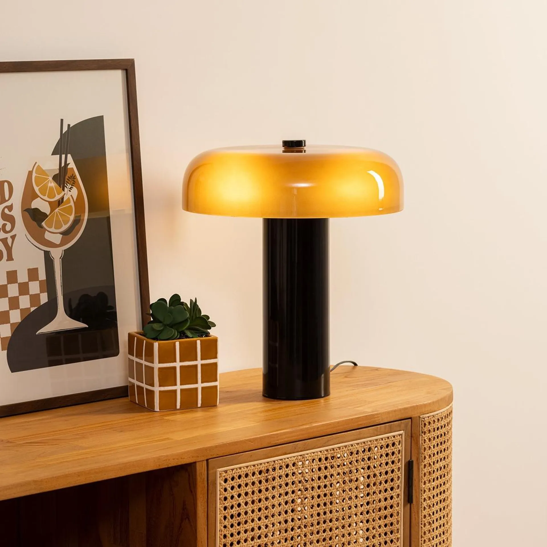 Lampe cylindrique "Jody"