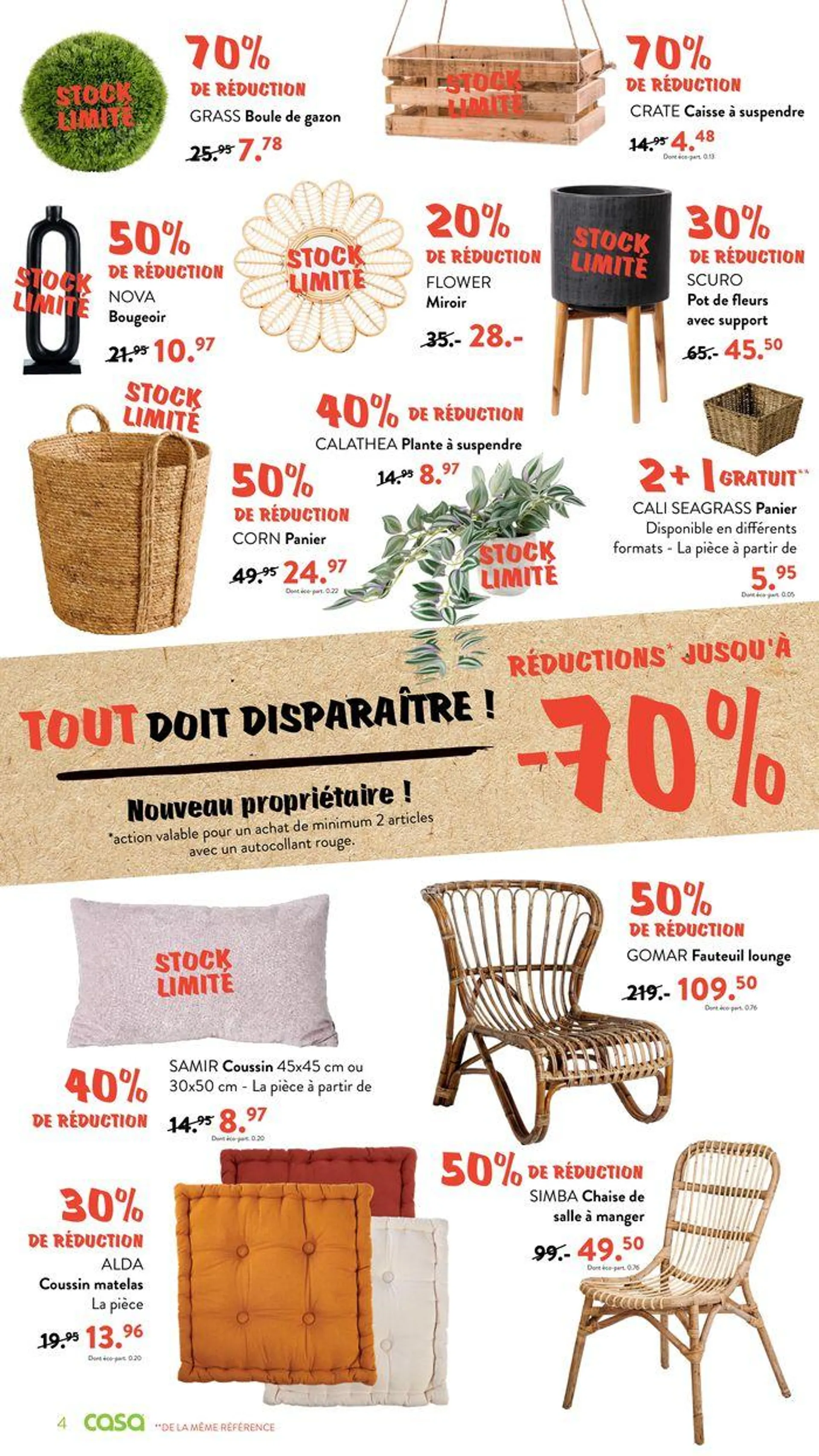 TOUT DOIT DISPARAÎTRE ! du 19 juin au 30 juin 2024 - Catalogue page 4