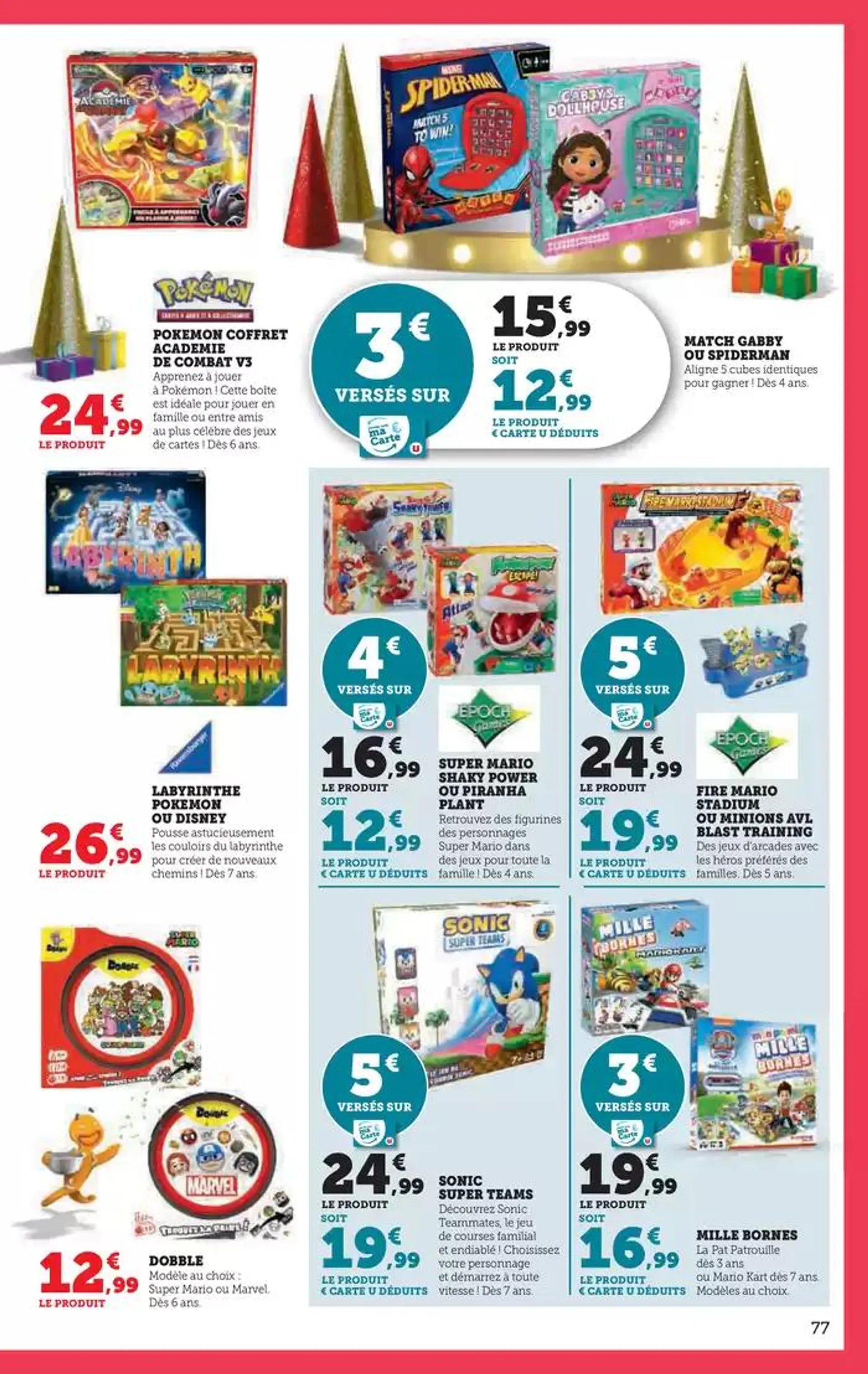 Jouets du 22 octobre au 8 décembre 2024 - Catalogue page 77