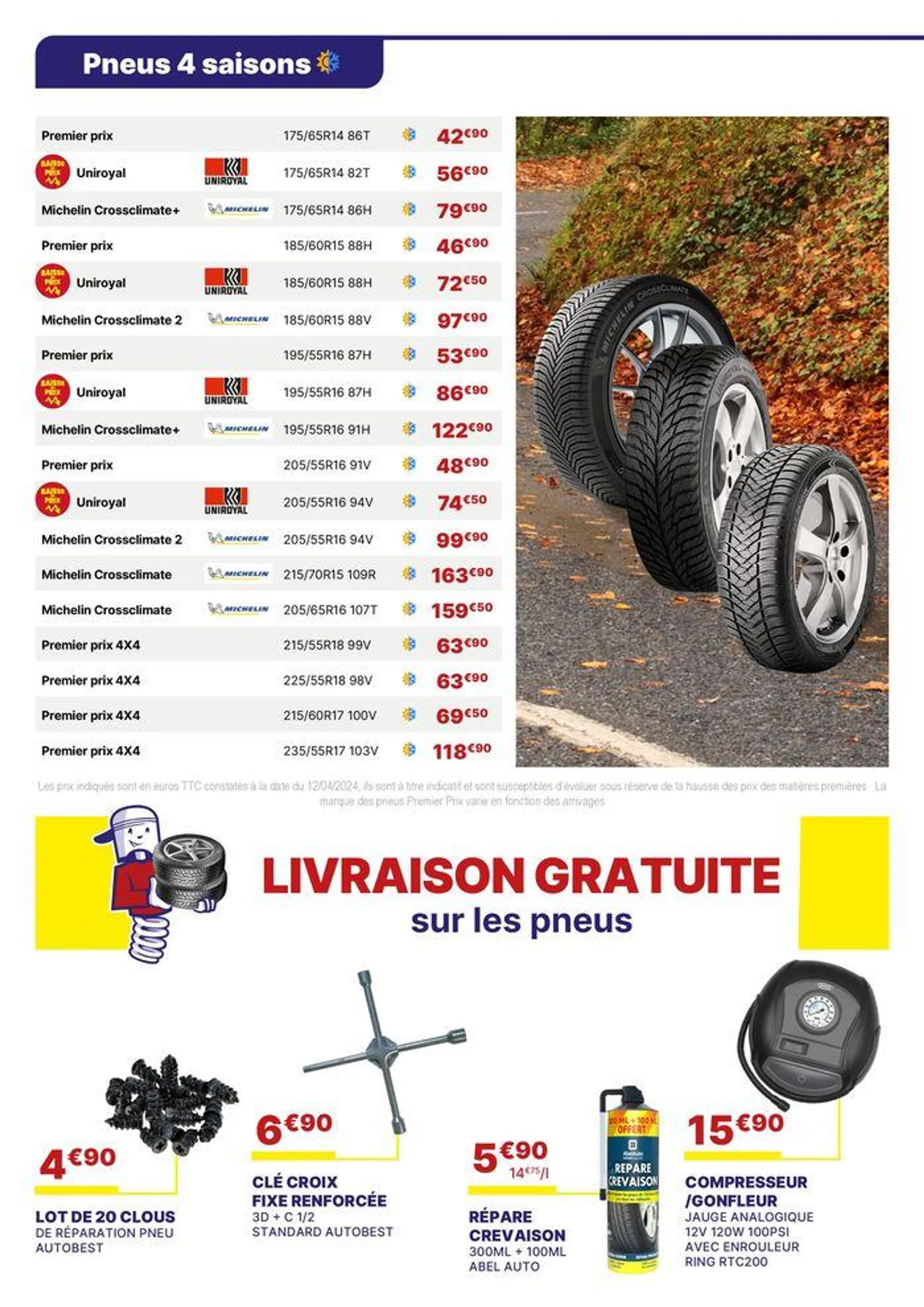 BAISSE DE PRIX sur de nombreux pneus, pièces auto et accessoires - 4