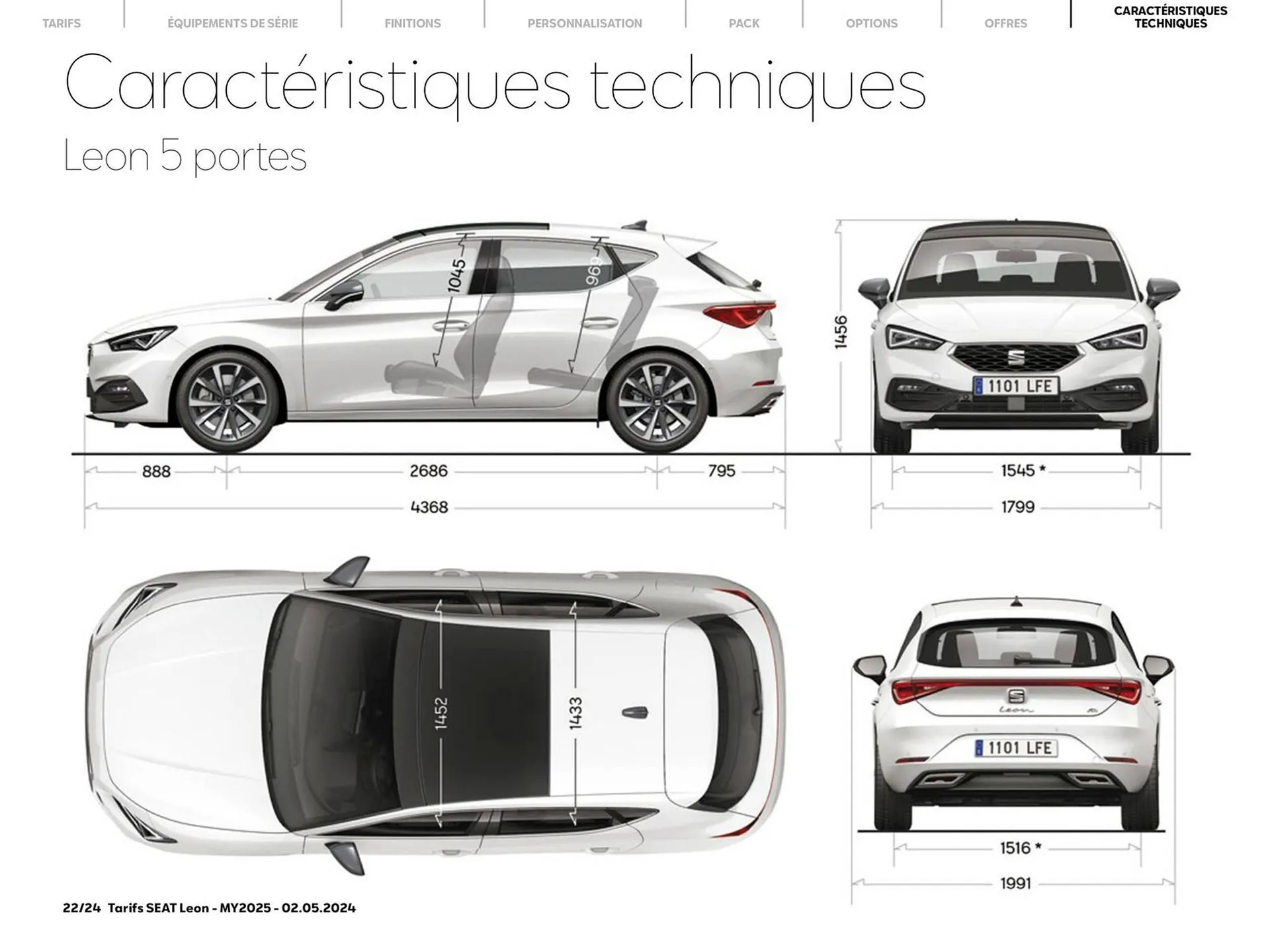 Catalogue SEAT  Leon 5 portes du 7 mai au 7 mai 2025 - Catalogue page 22