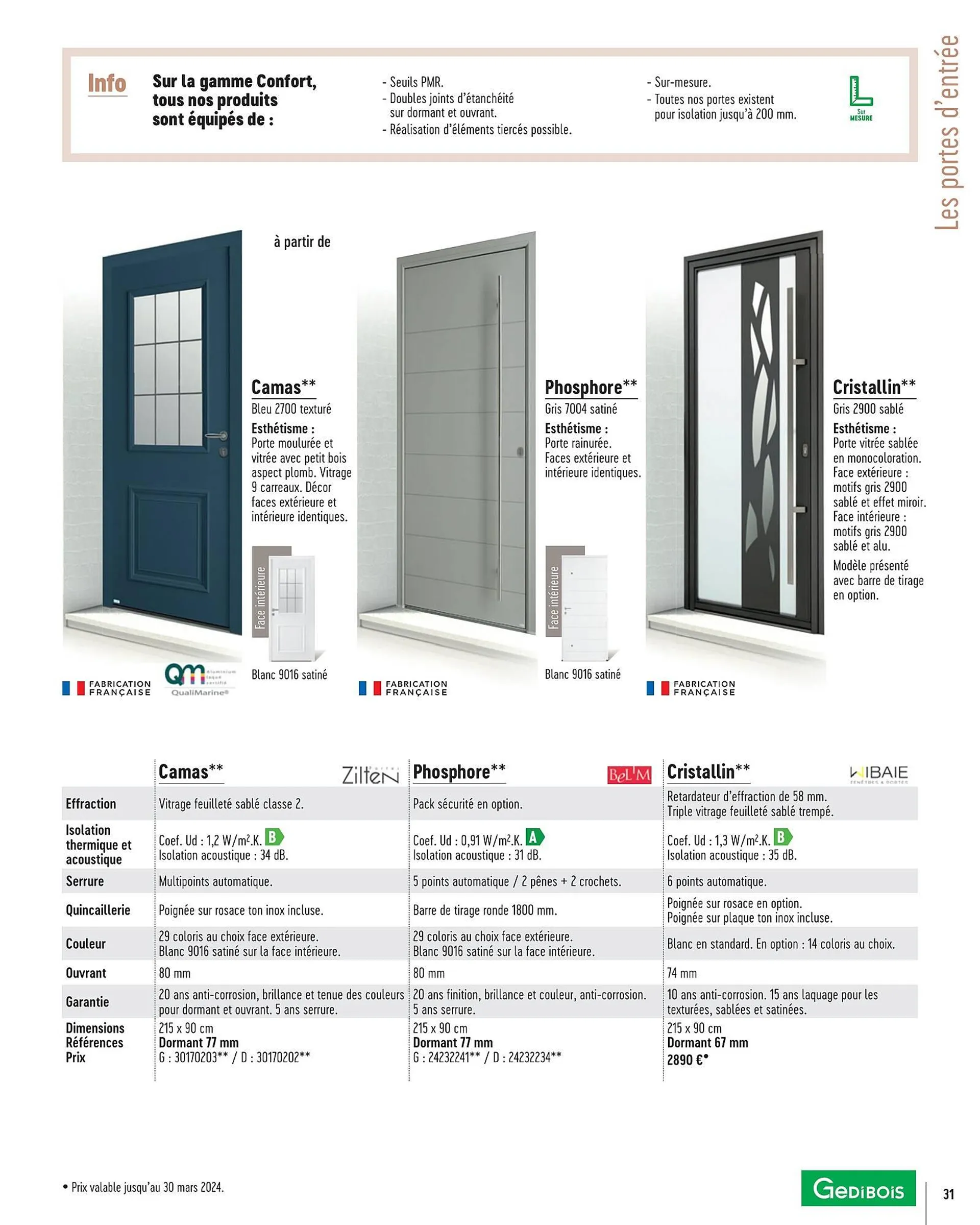 Catalogue Gédibois du 15 mai au 28 décembre 2024 - Catalogue page 31