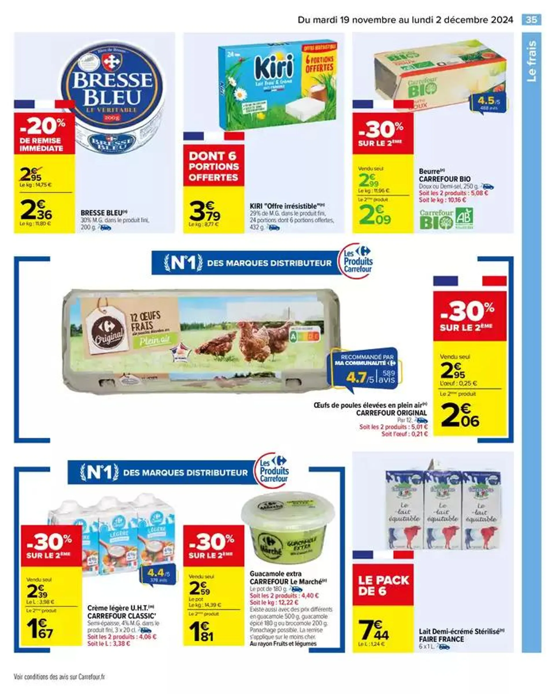 LE PLEIN DE PROMOS du 19 novembre au 2 décembre 2024 - Catalogue page 37