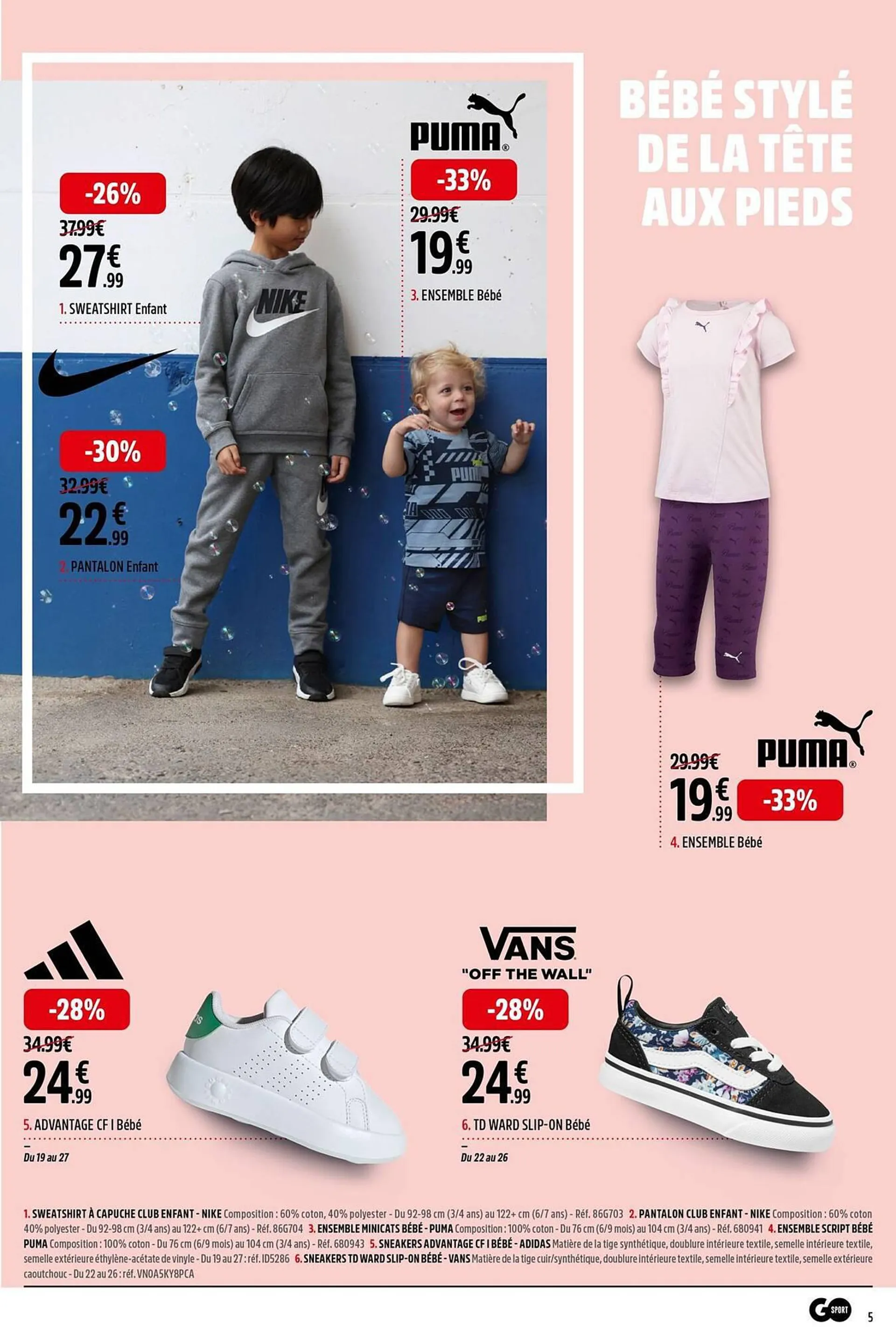 Catalogue Go Sport du 9 avril au 28 avril 2024 - Catalogue page 5