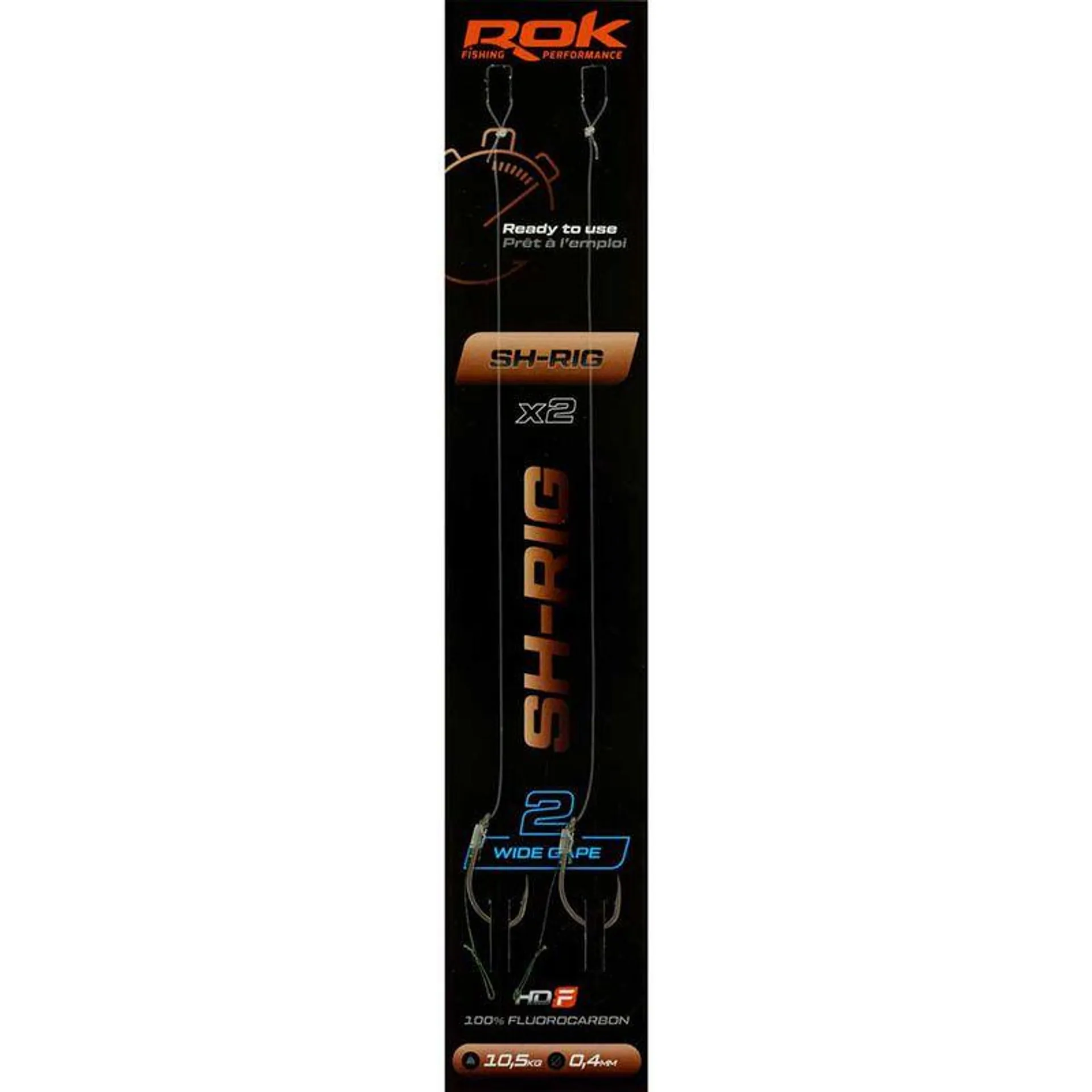 Bas de Ligne Rok Sh-Rig Wide Gape (x2)