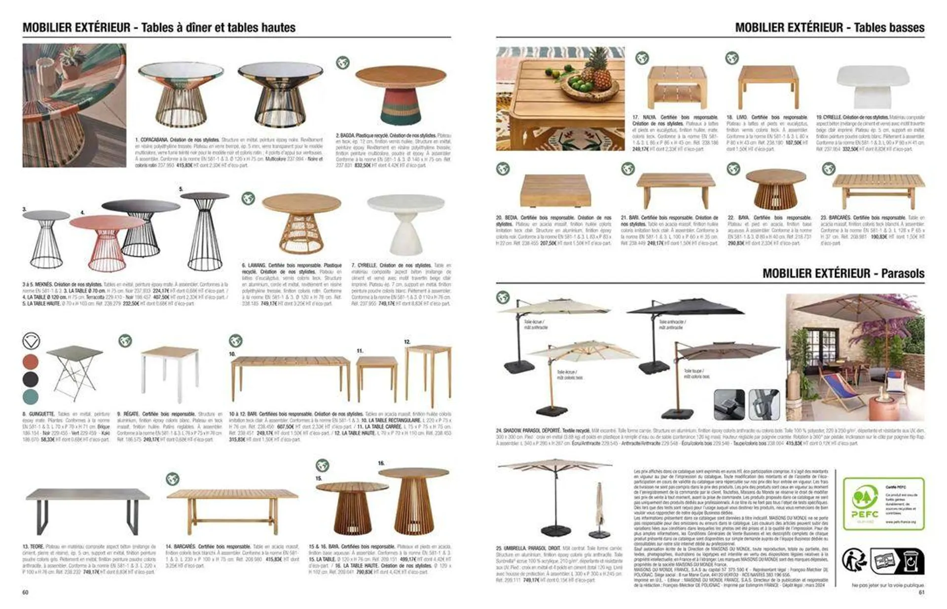  Maisons du Monde Business du 4 avril au 31 décembre 2024 - Catalogue page 25