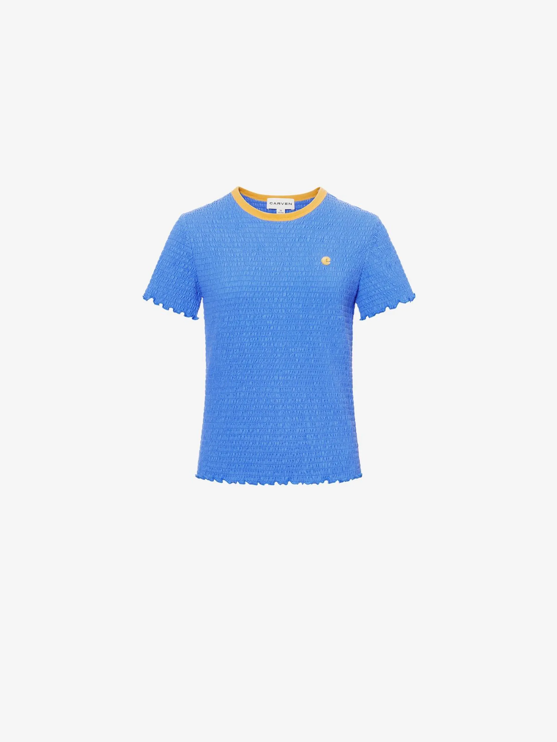 DIAR BLUE COTTON TEE-SHIRT