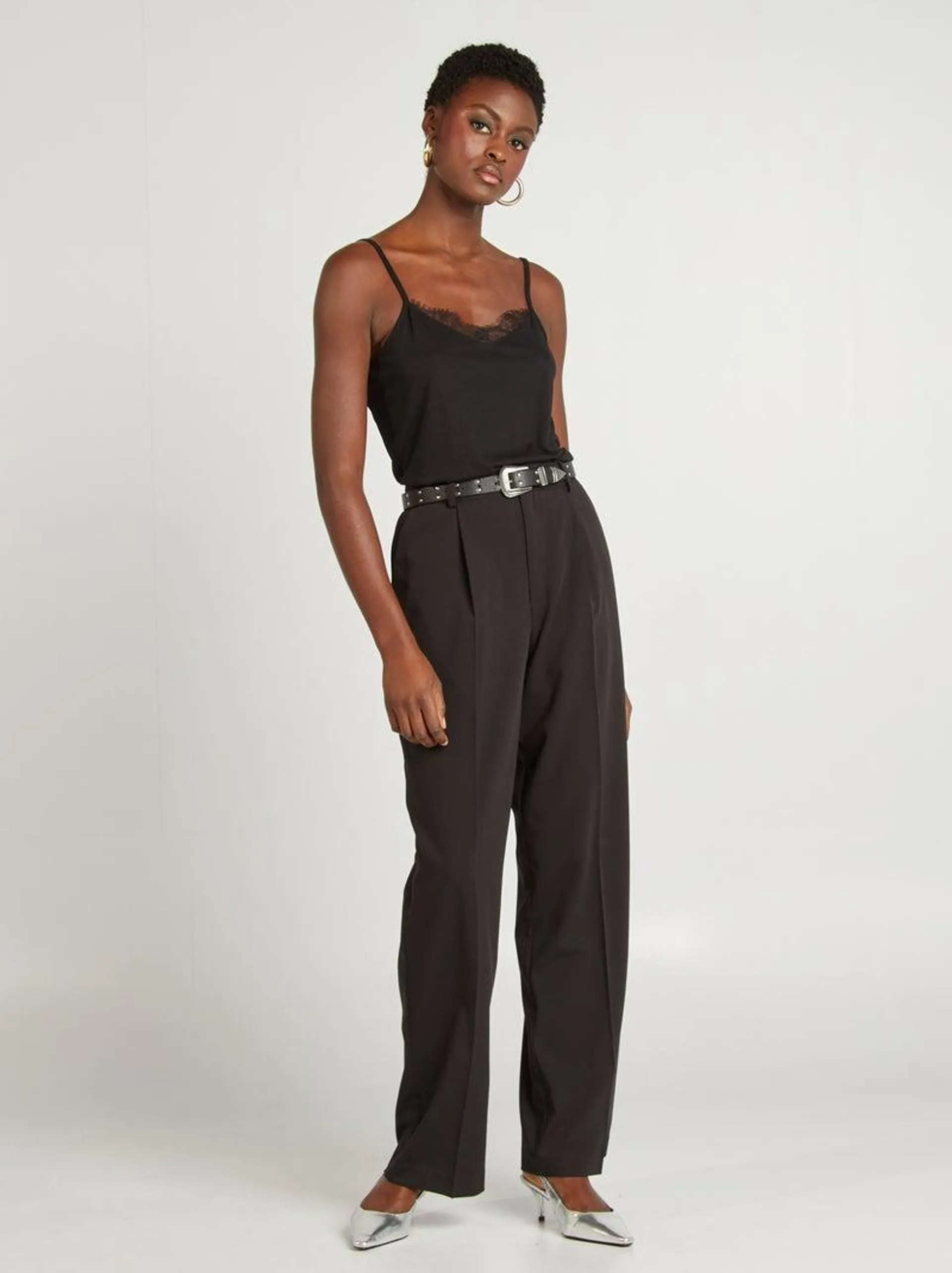 Pantalon tailleur - Noir