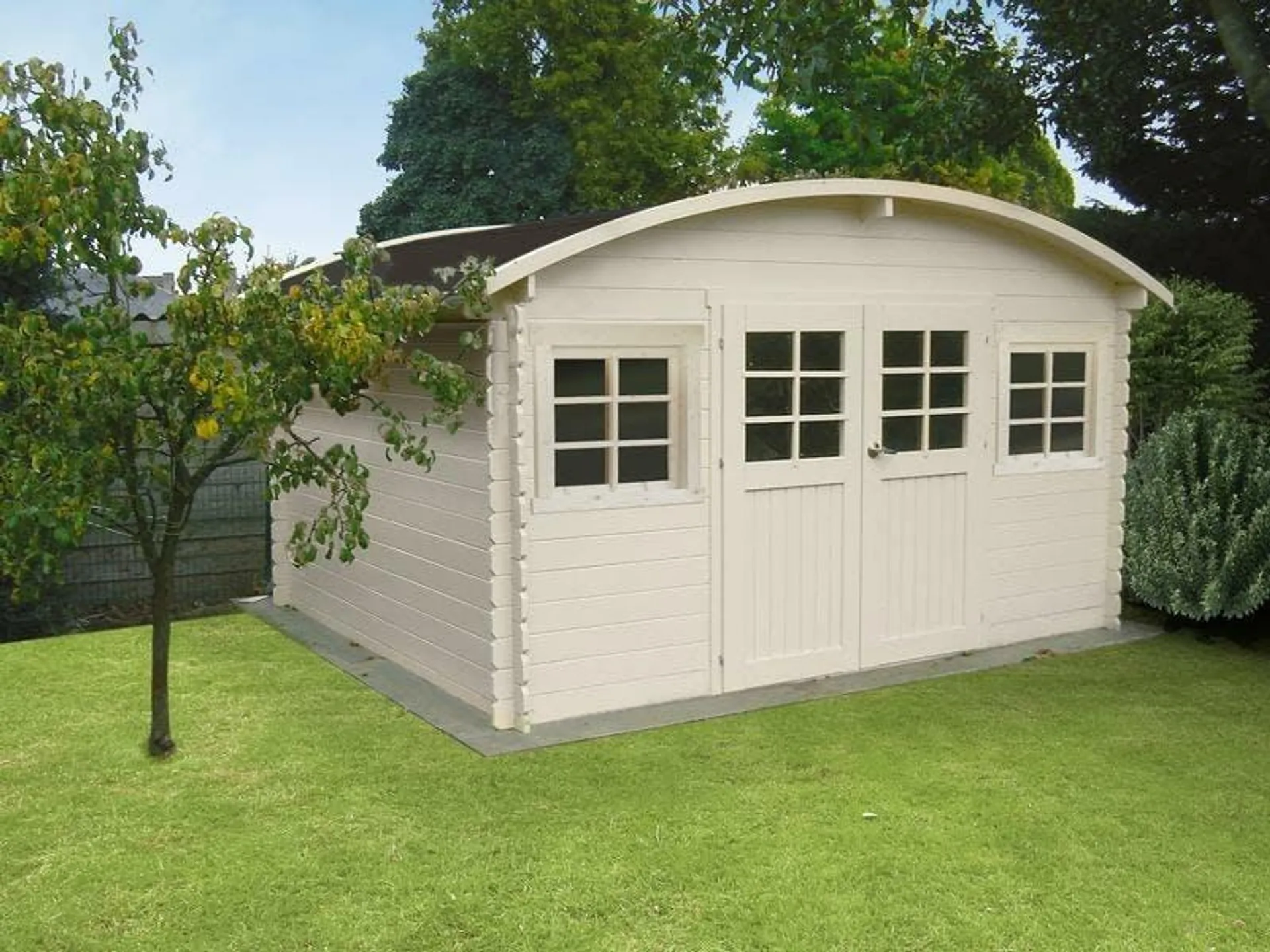 Solid Abri Jardin Bois "dainville Ii" 28mm 11.09m²