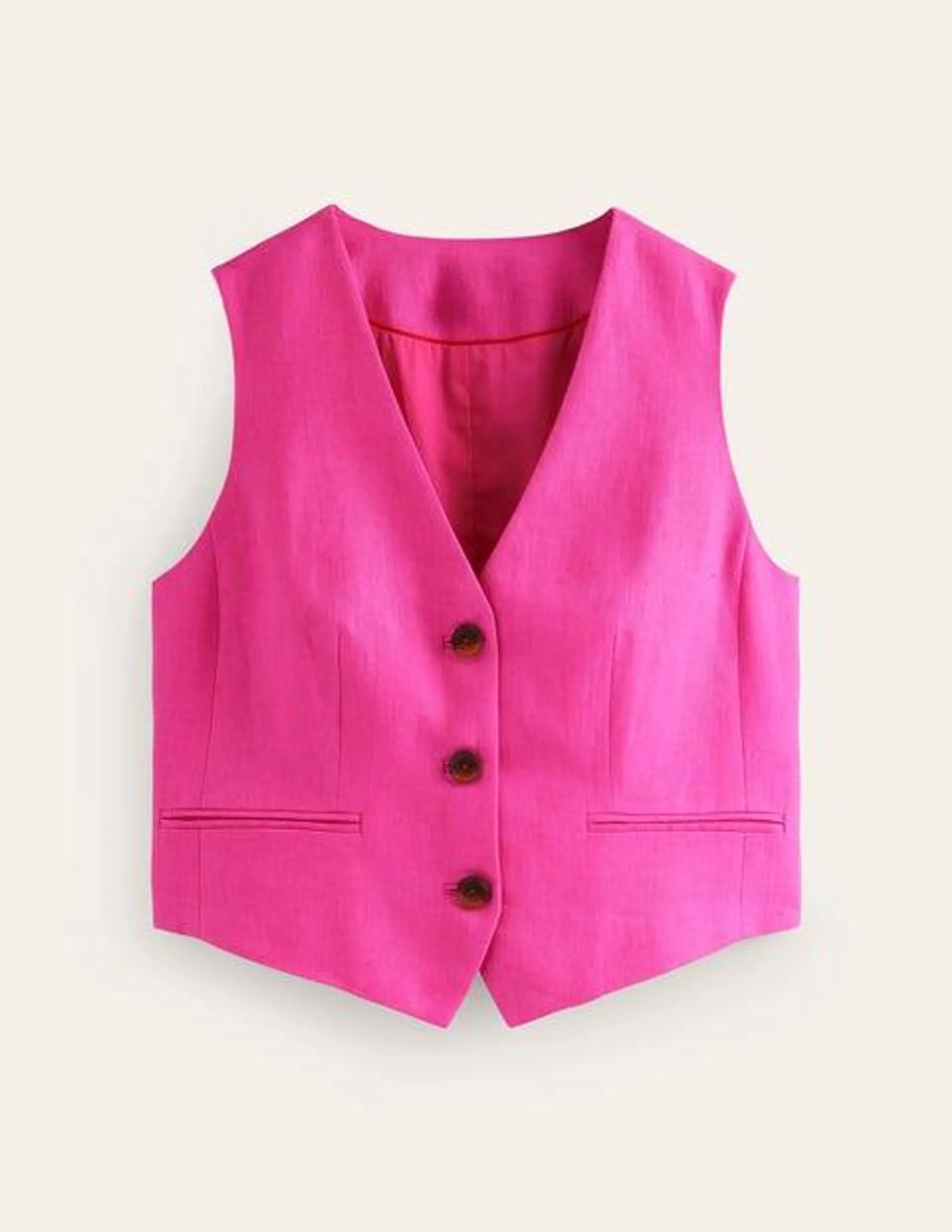 Gilet de tailleur en lin