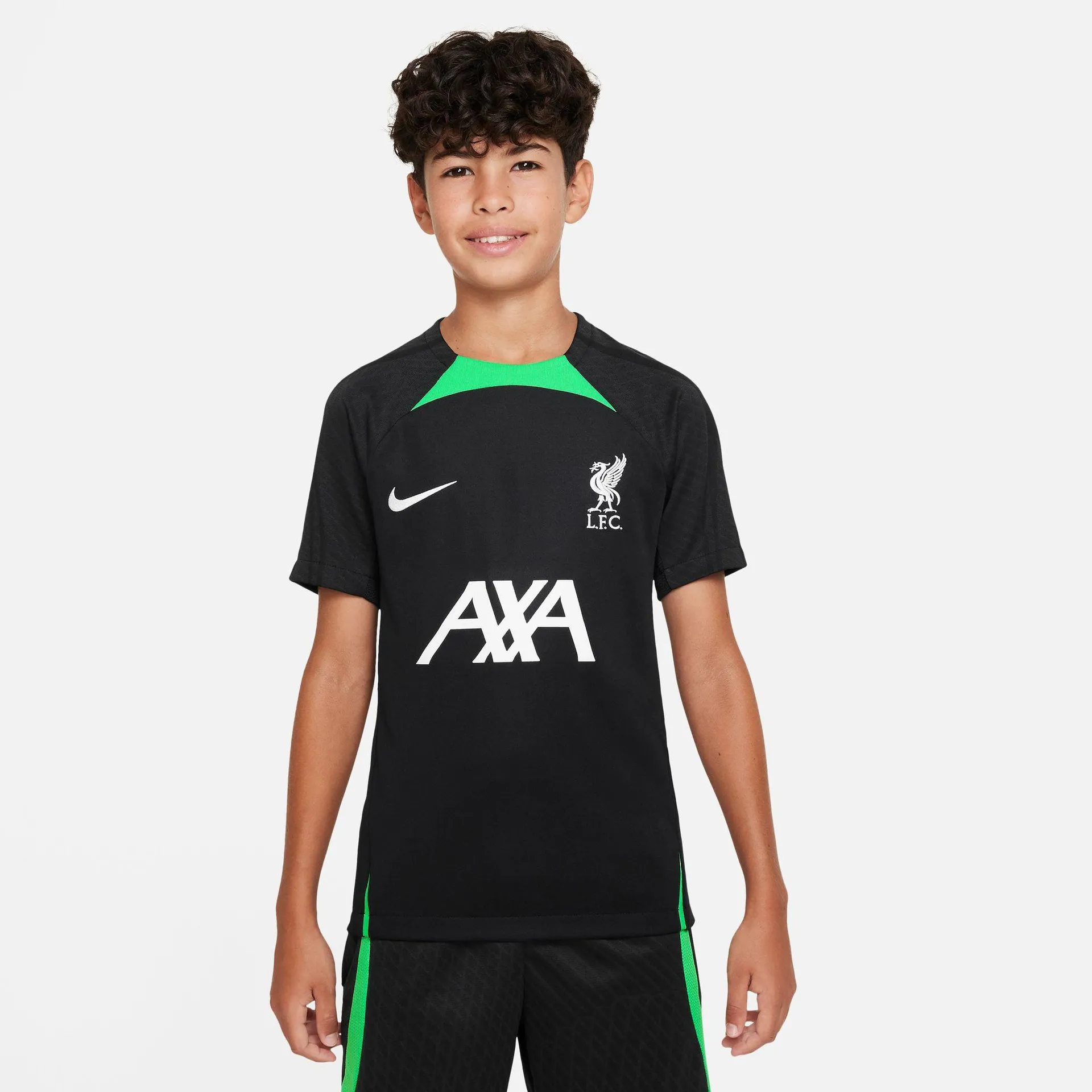 Maillot d'entrainement Liverpool Junior 2023/2024 - Noir/Vert/Blanc