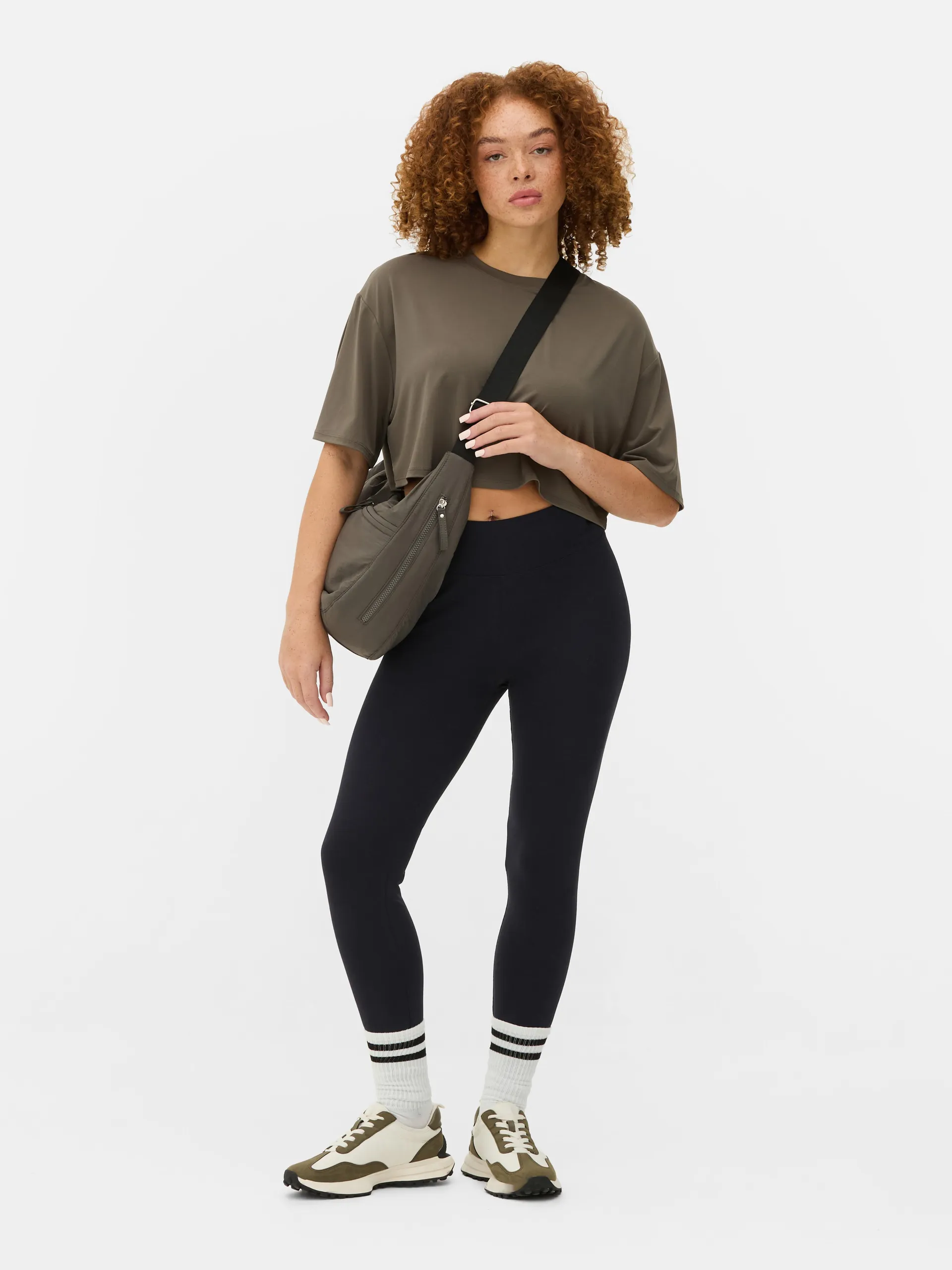 High-Waisted Jersey Leggings