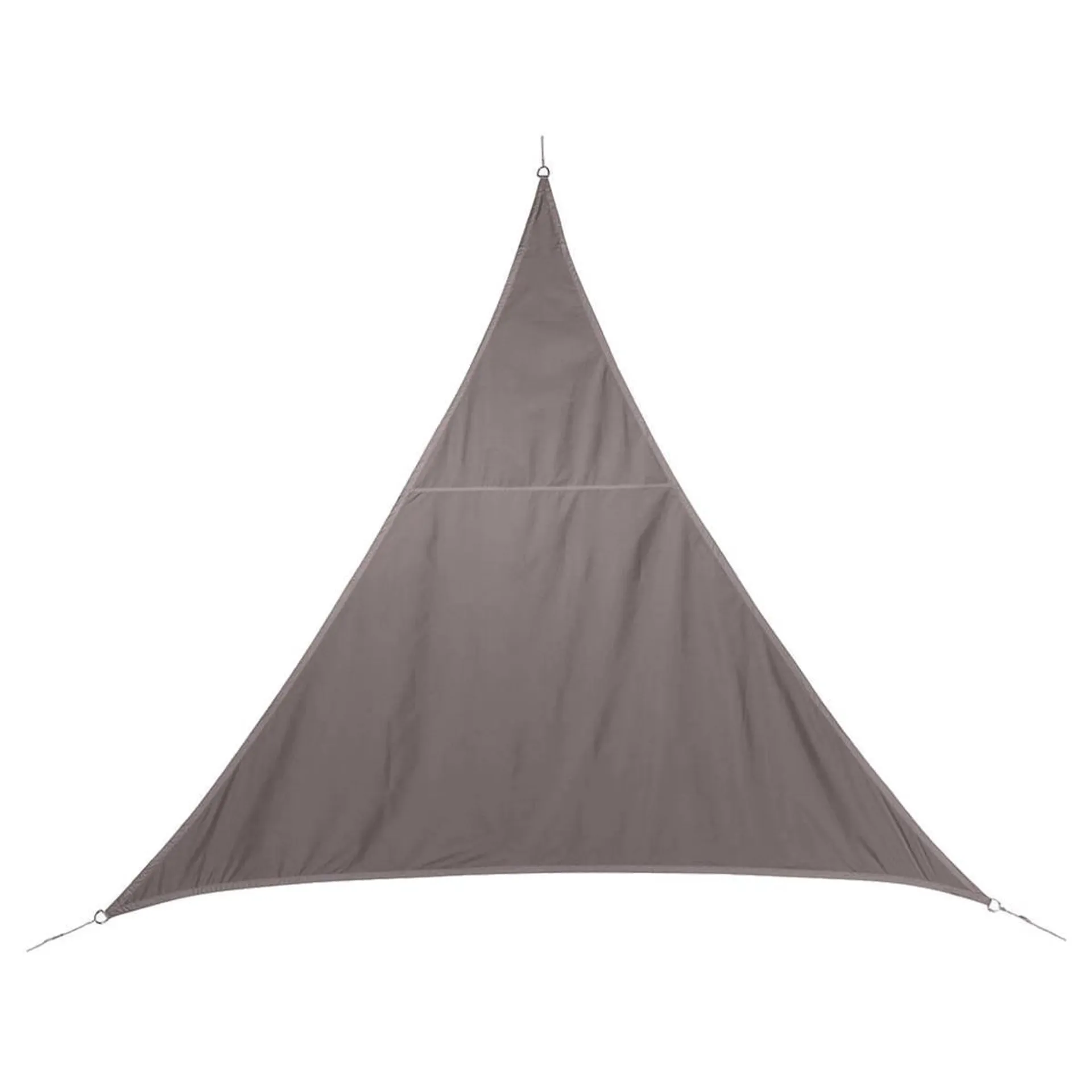 Voile d'ombrage Curacao - 4 x 4 x 4 m - Marron taupe - HESPERIDE