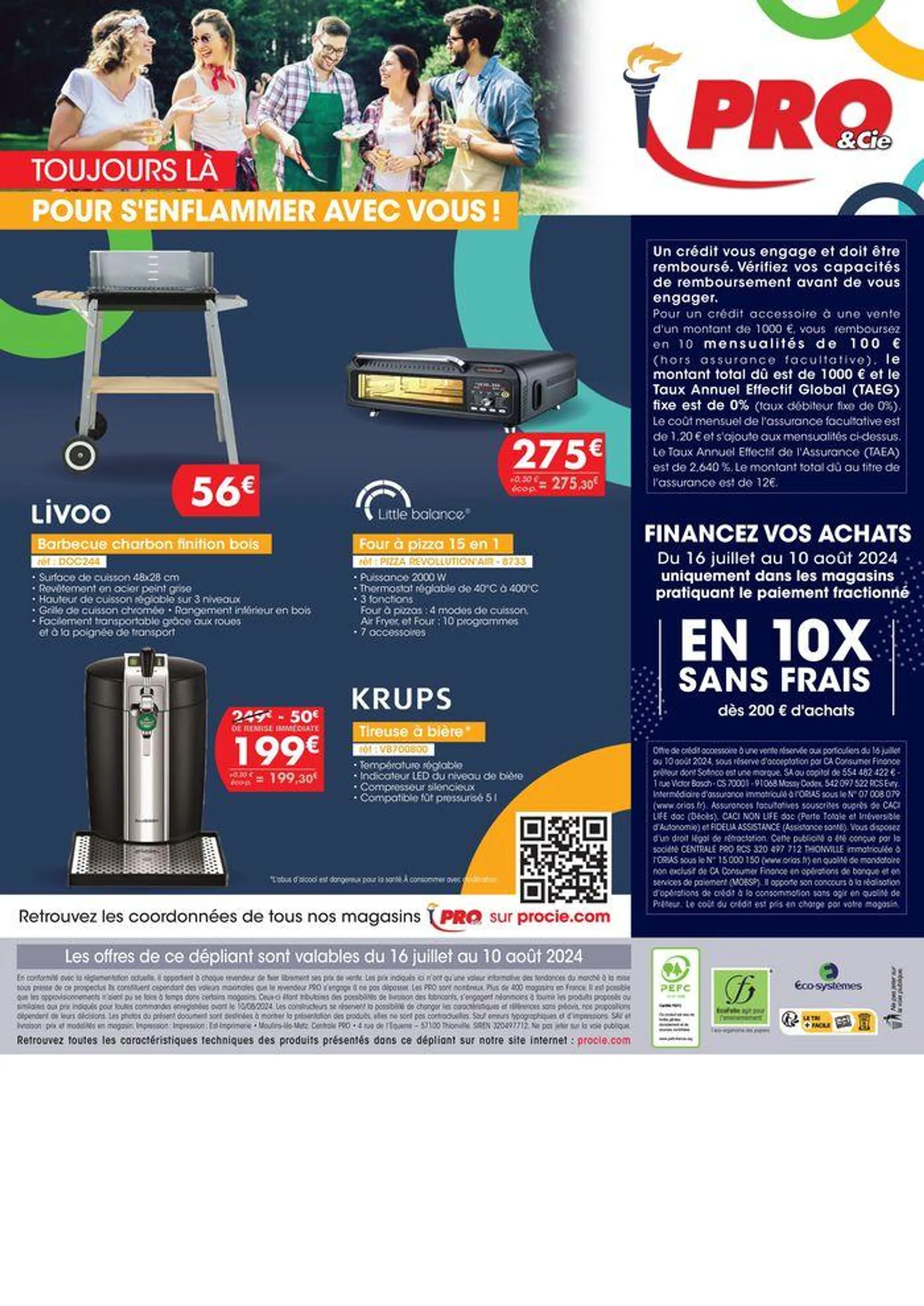 PRO&Cie - JUSQU'AU 10 AOÛT 2024 du 17 juillet au 10 août 2024 - Catalogue page 4