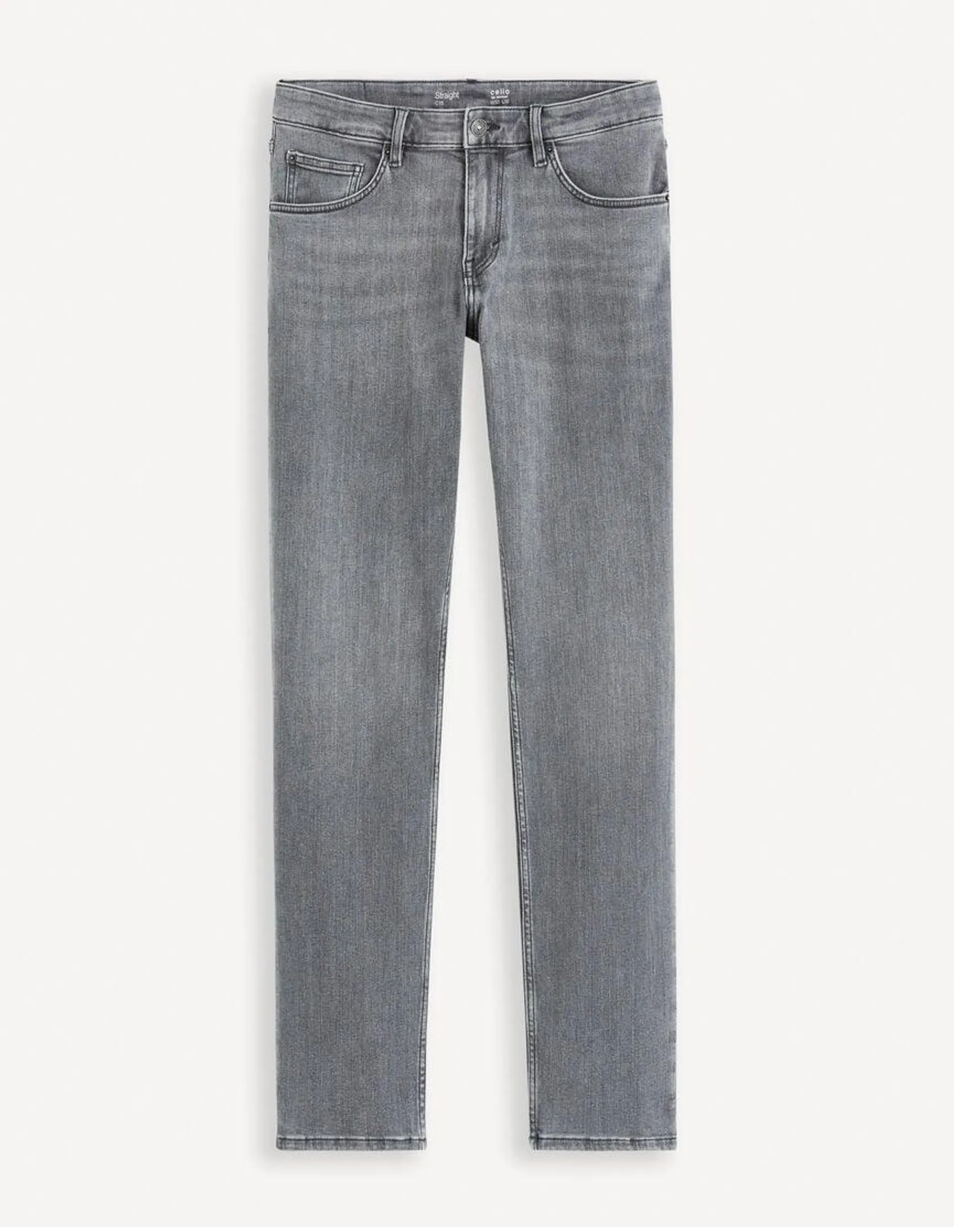 Jean straight stretch C15 3 longueurs - gris