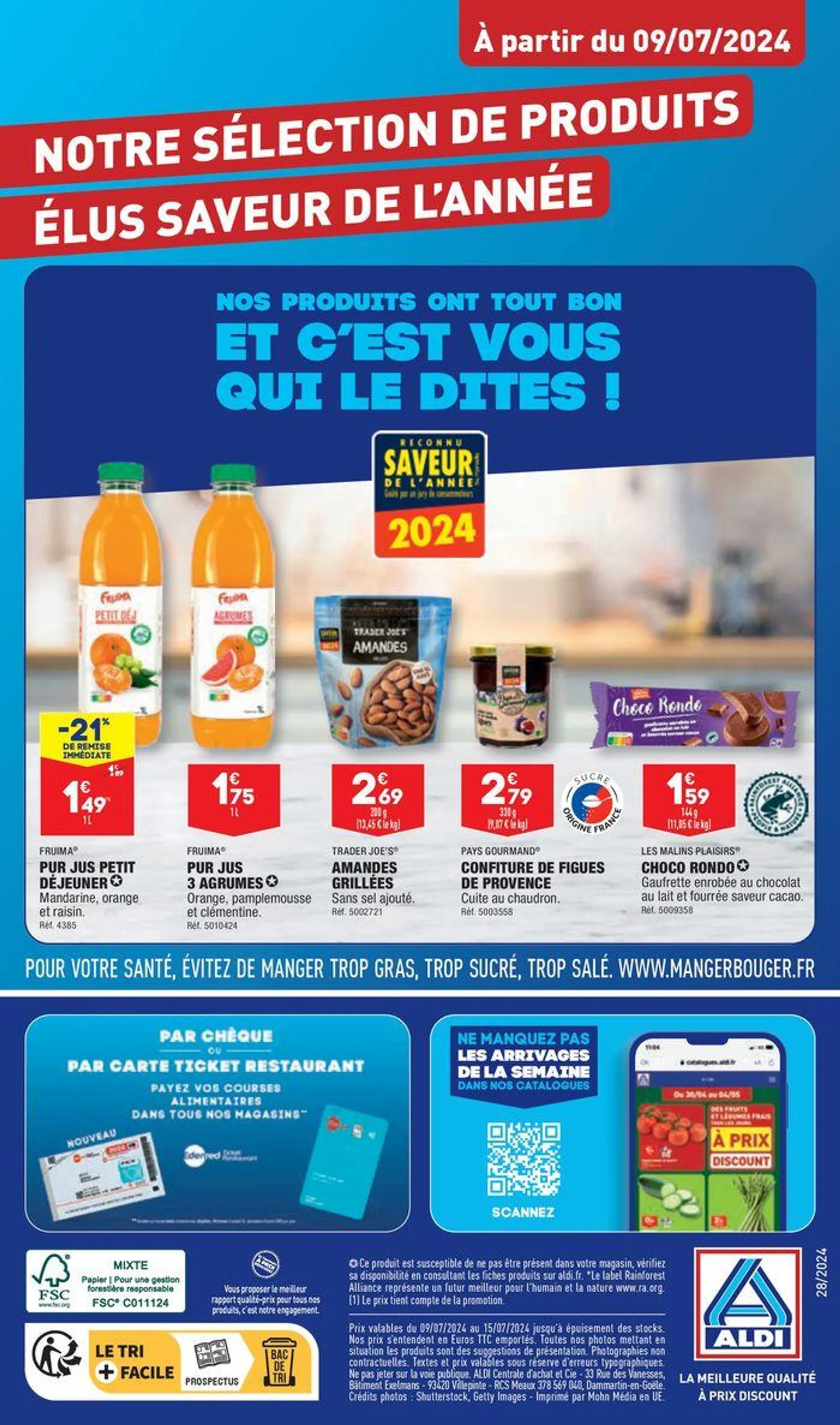 LES ARRIVAGES SAVOUREUX AUX GOÛTS DE L’ESPAGNE du 9 juillet au 15 juillet 2024 - Catalogue page 30