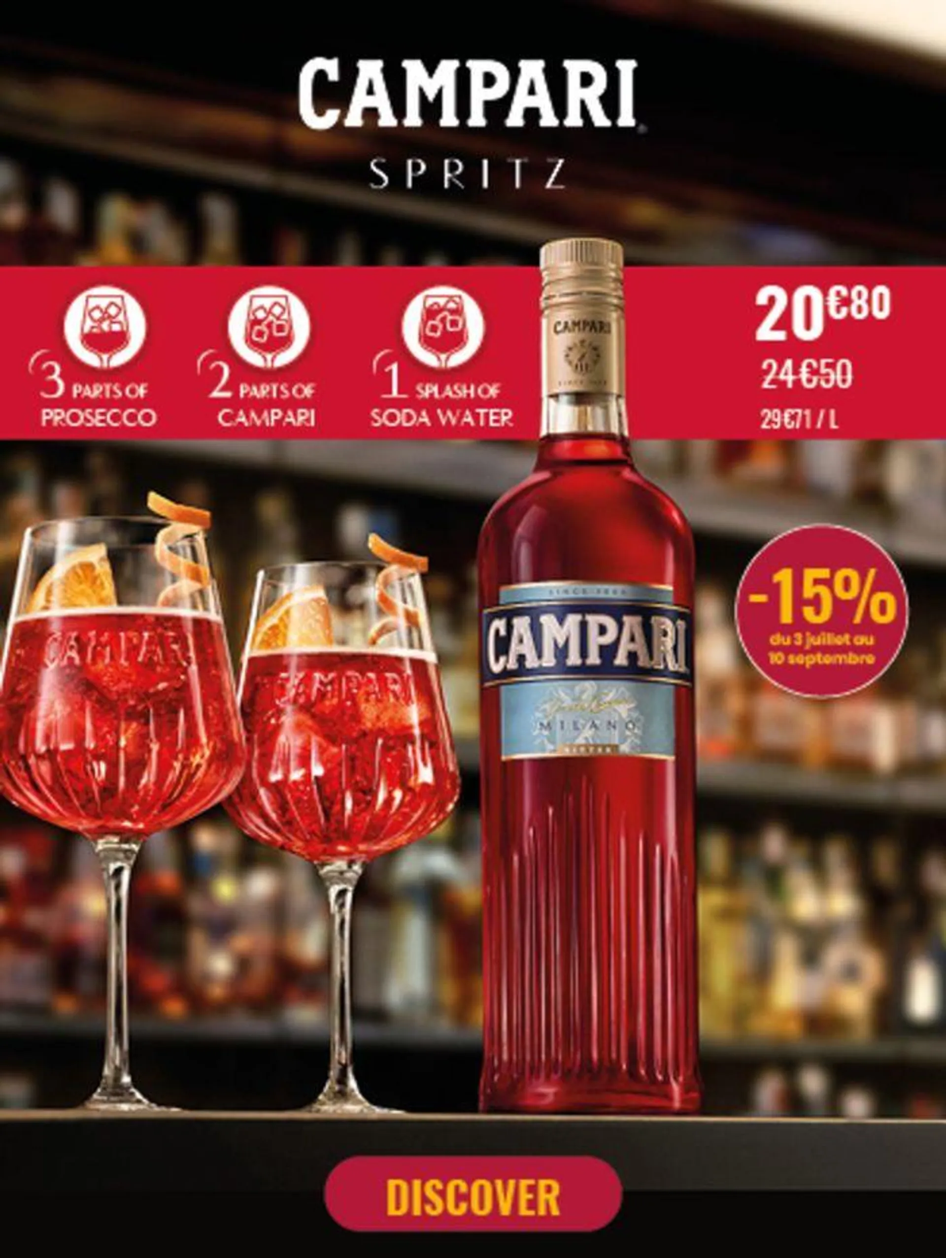 Campari Spritz du 17 juillet au 31 juillet 2024 - Catalogue page 1