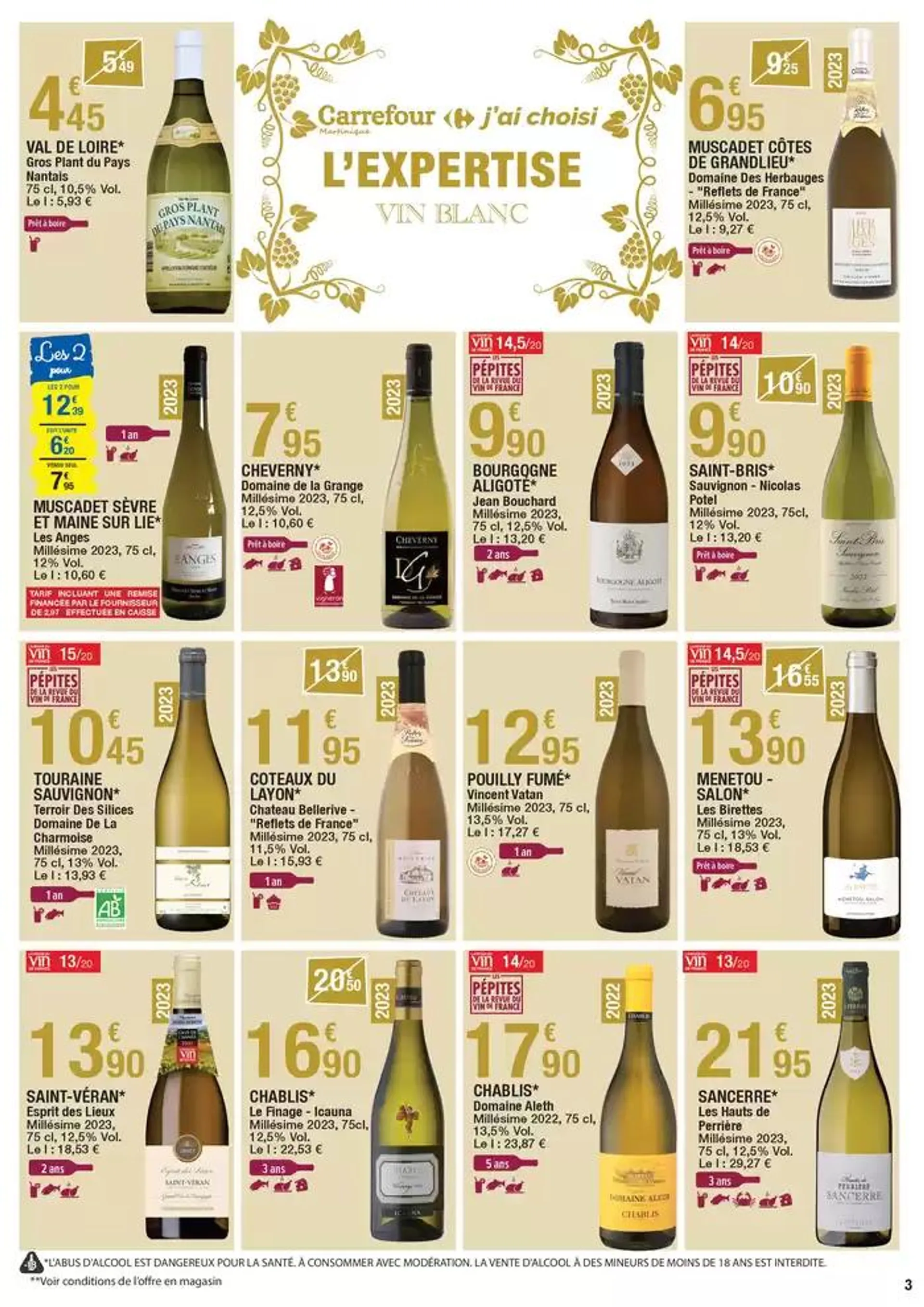 Carrefour FOIRE AUX VINS du 9 octobre au 20 octobre 2024 - Catalogue page 3