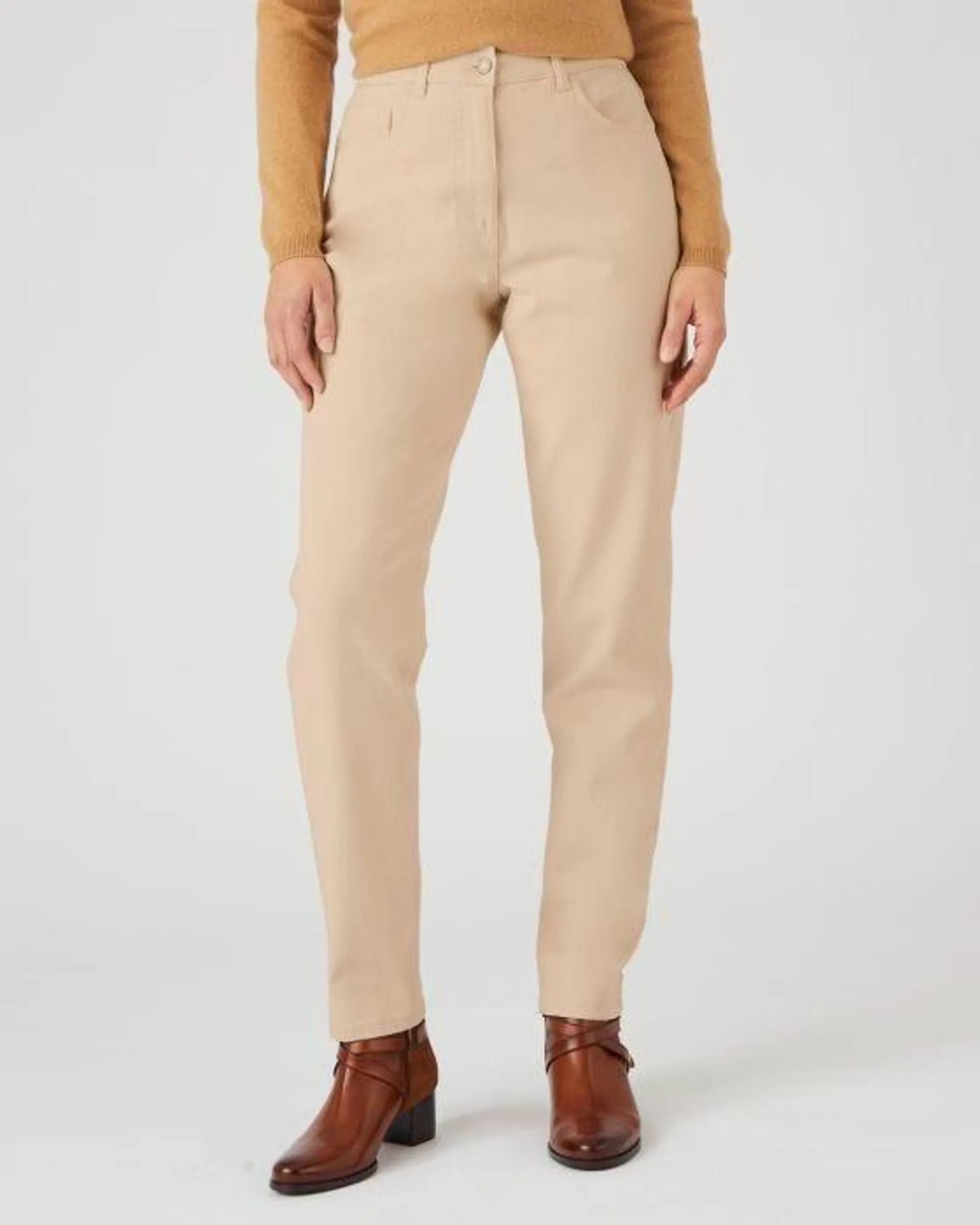 Pantalon coupe mom