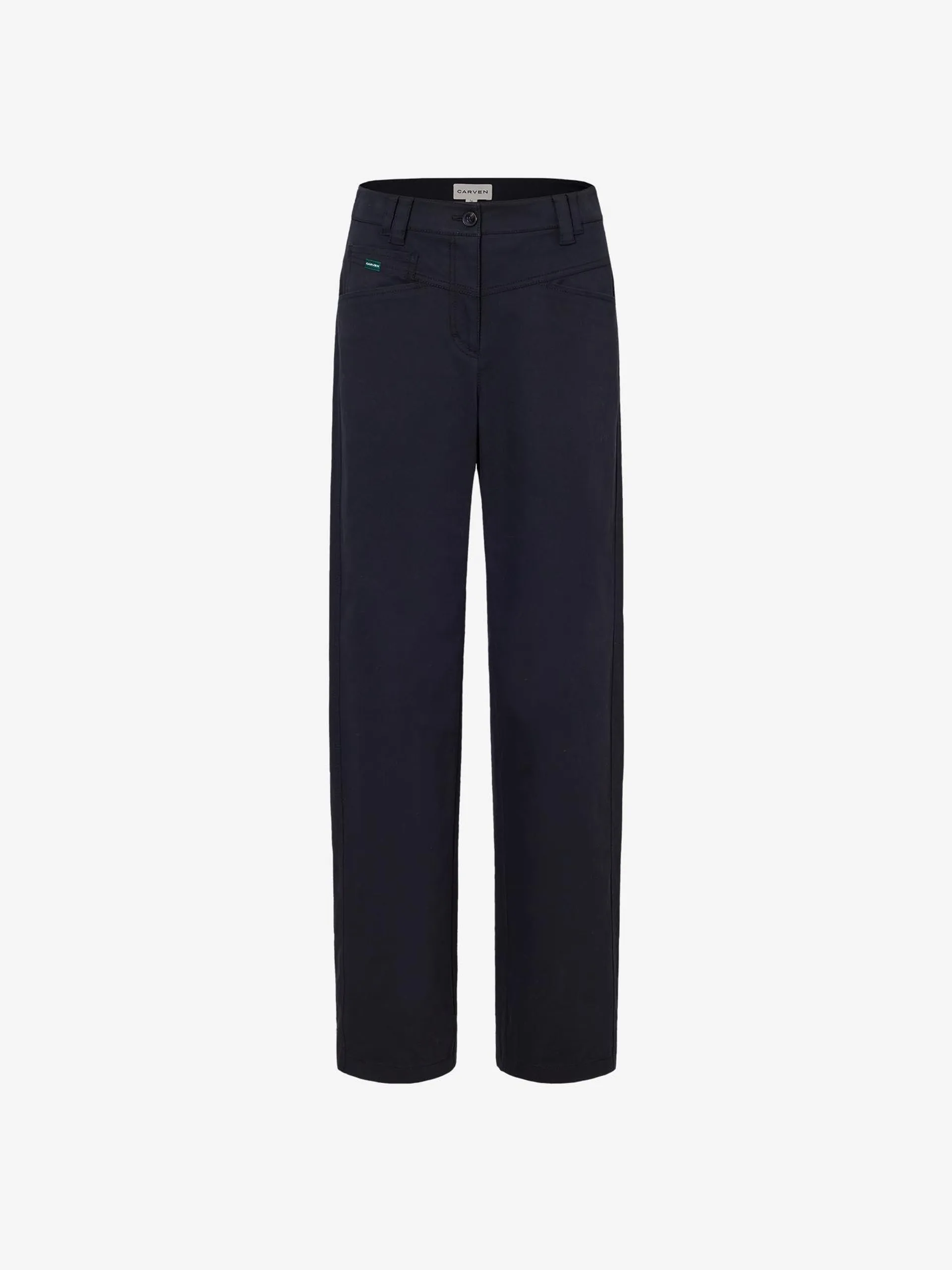 ELFI TROUSERS IN BLACK COTTON