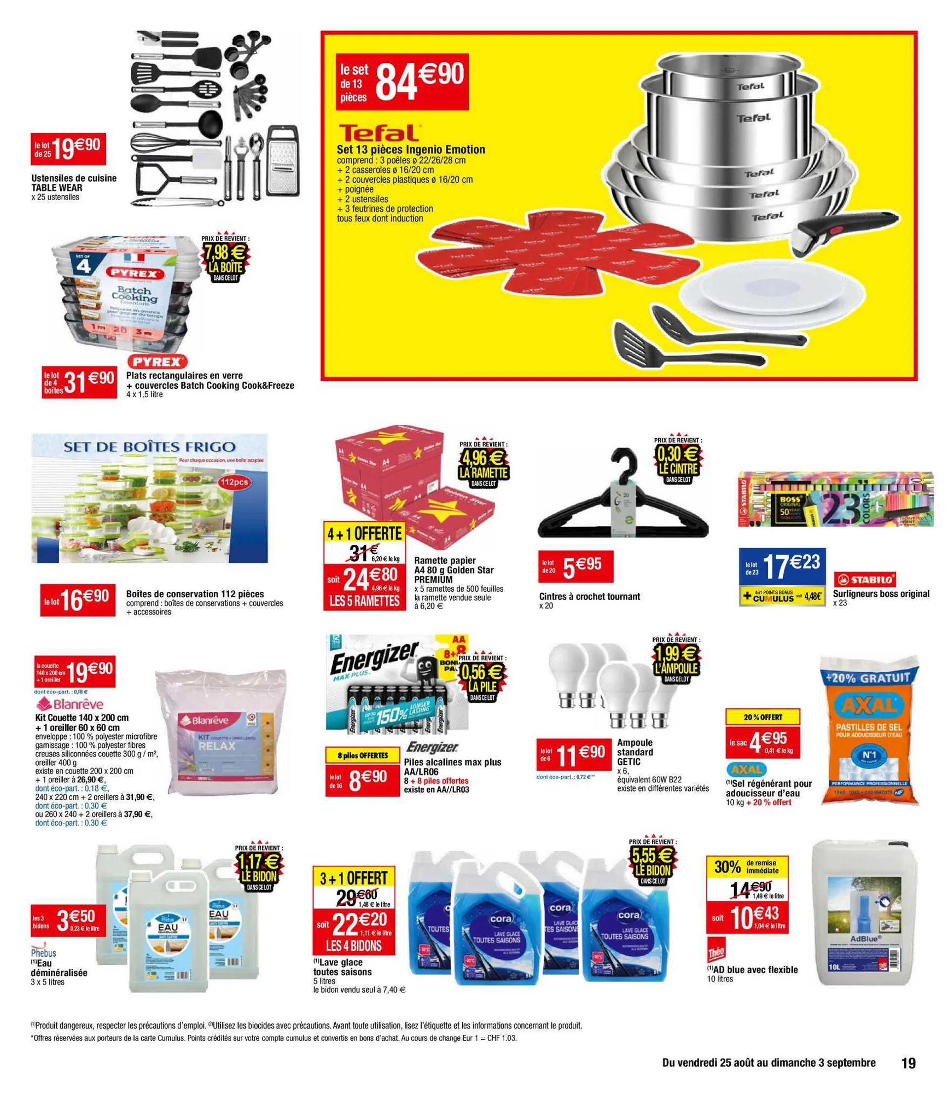 Catalogue Migros France du 23 août au 29 août 2023 - Catalogue page 19