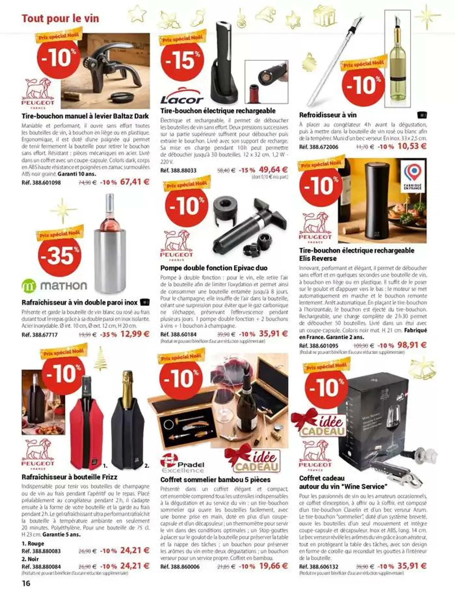  Noël Gourmand du 21 octobre au 31 décembre 2024 - Catalogue page 16