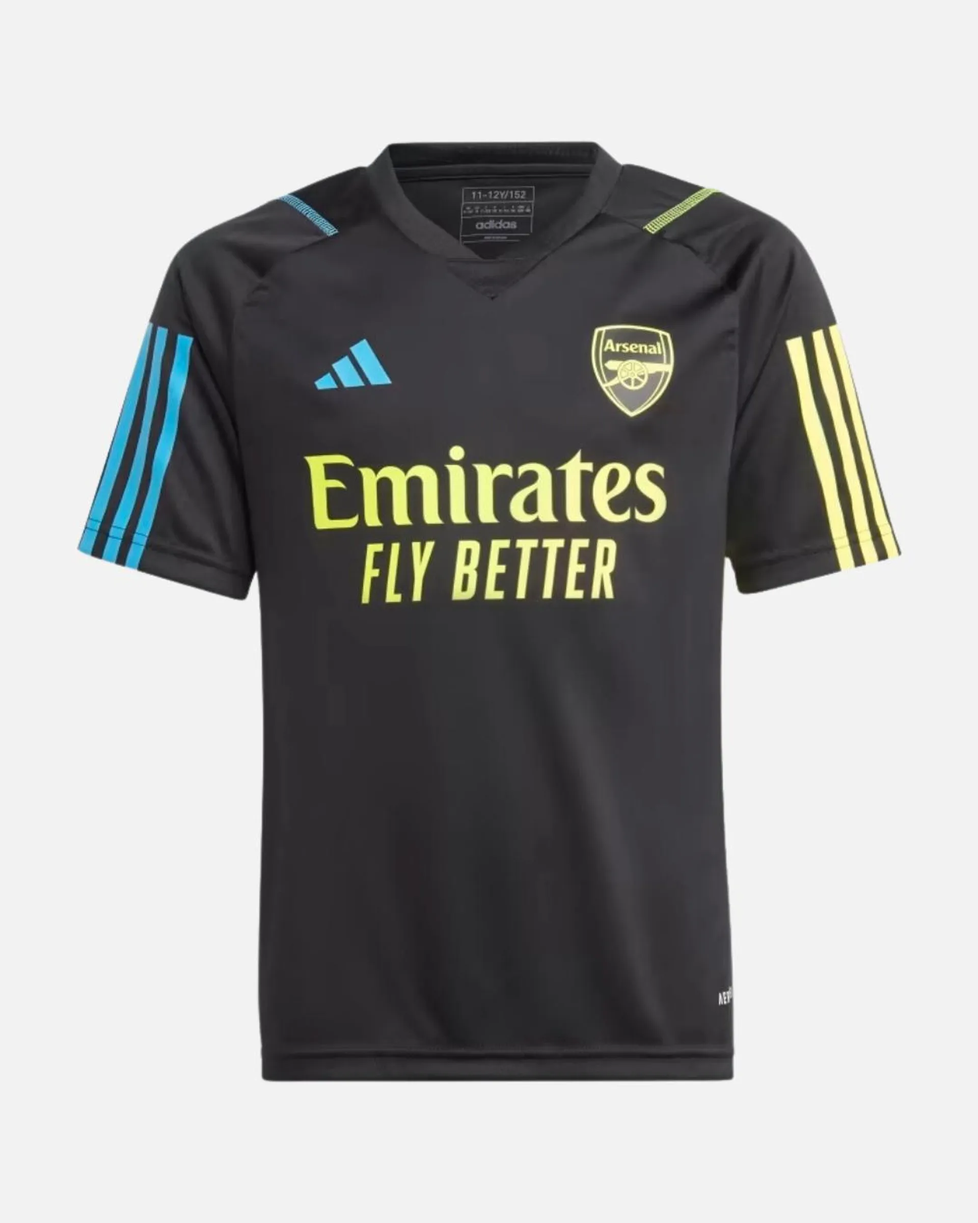 Maillot d'entrainement Arsenal Junior 2023/2024 - Noir/Jaune/Bleu