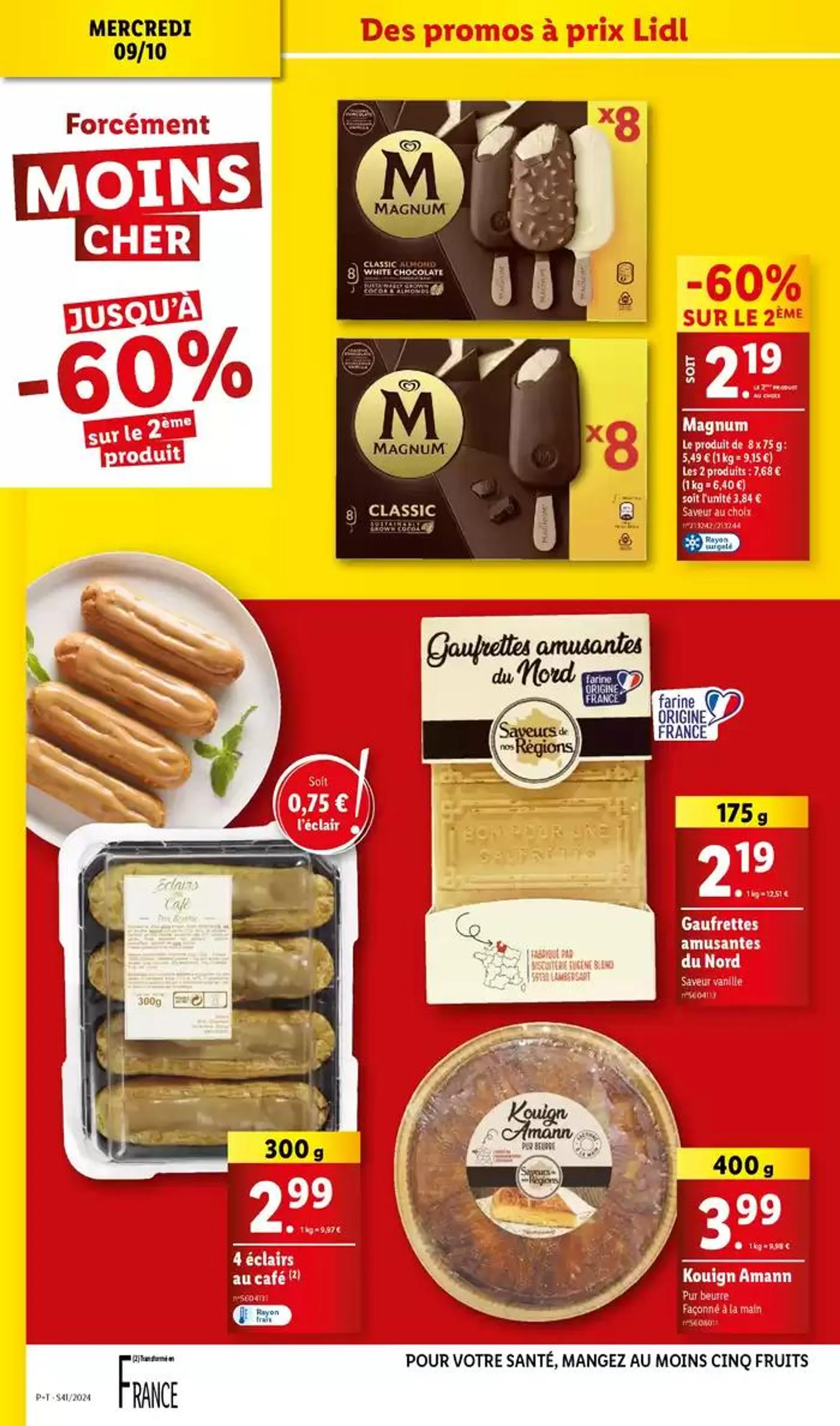 Composez votre hot-dog avec notre gamme McEnnedy et découvrez les saveurs authentiques des USA. du 9 octobre au 15 octobre 2024 - Catalogue page 14