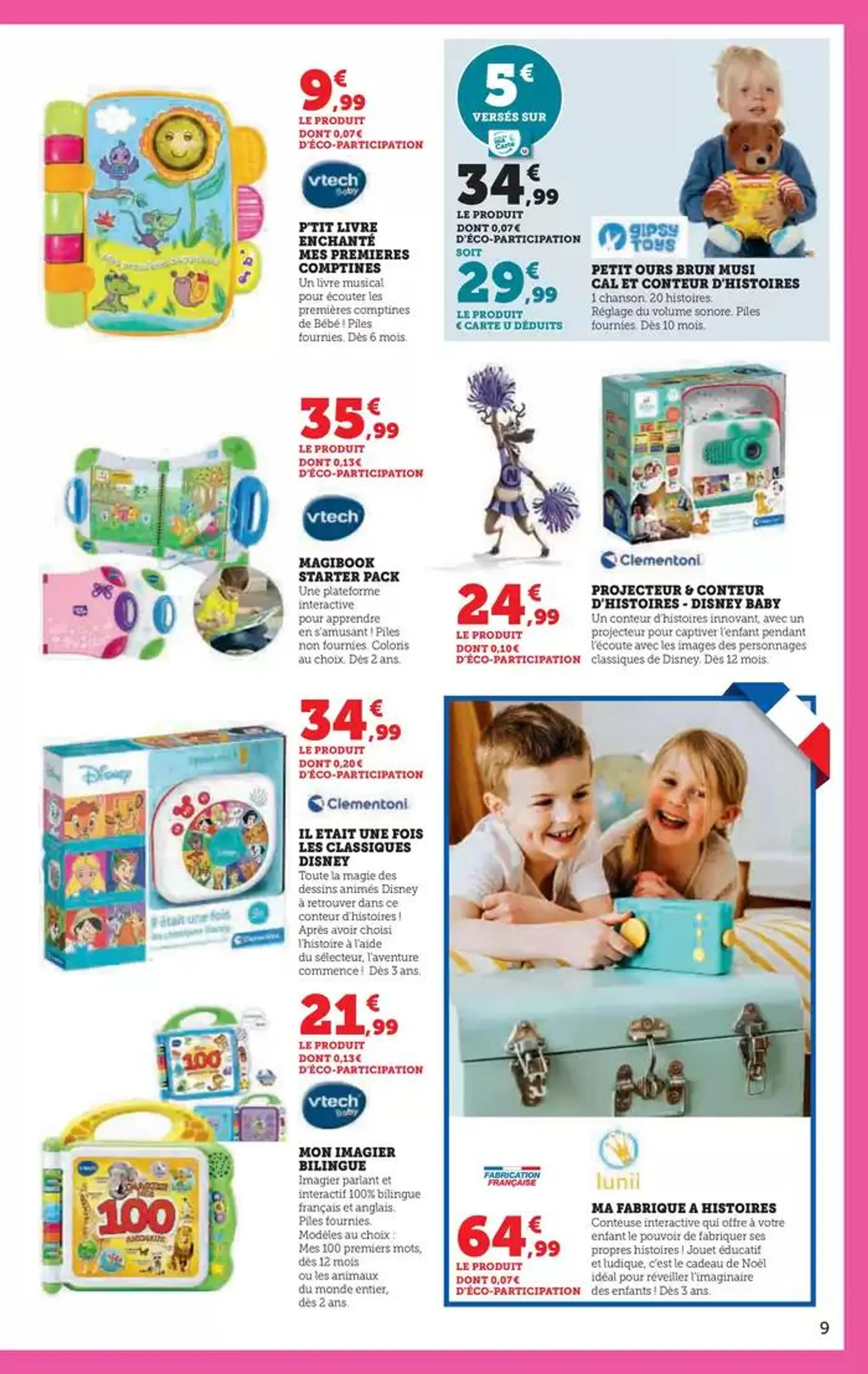 Jouets du 22 octobre au 8 décembre 2024 - Catalogue page 9