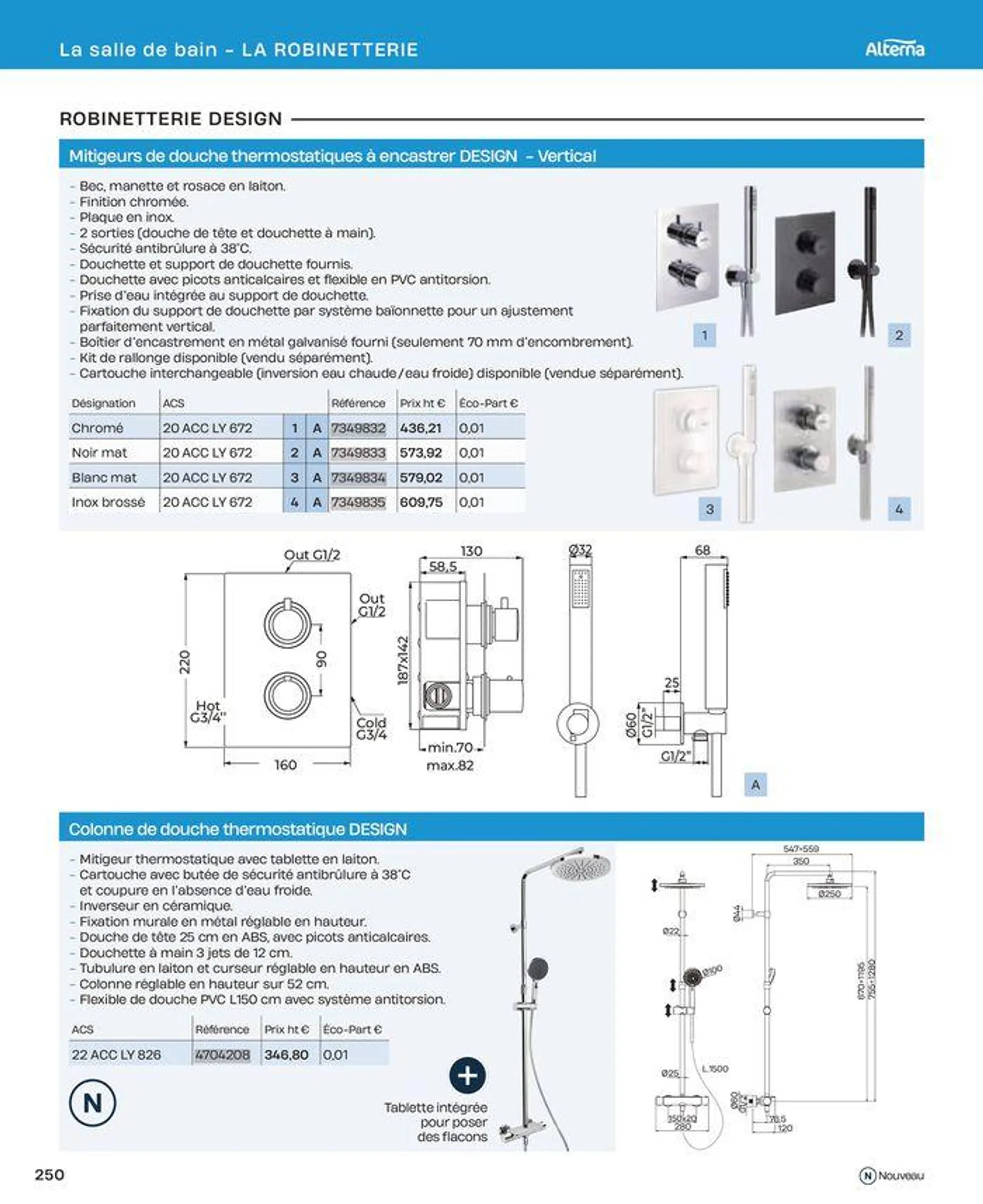 La salle de bain en toute sérénité du 2 juillet au 31 décembre 2024 - Catalogue page 250