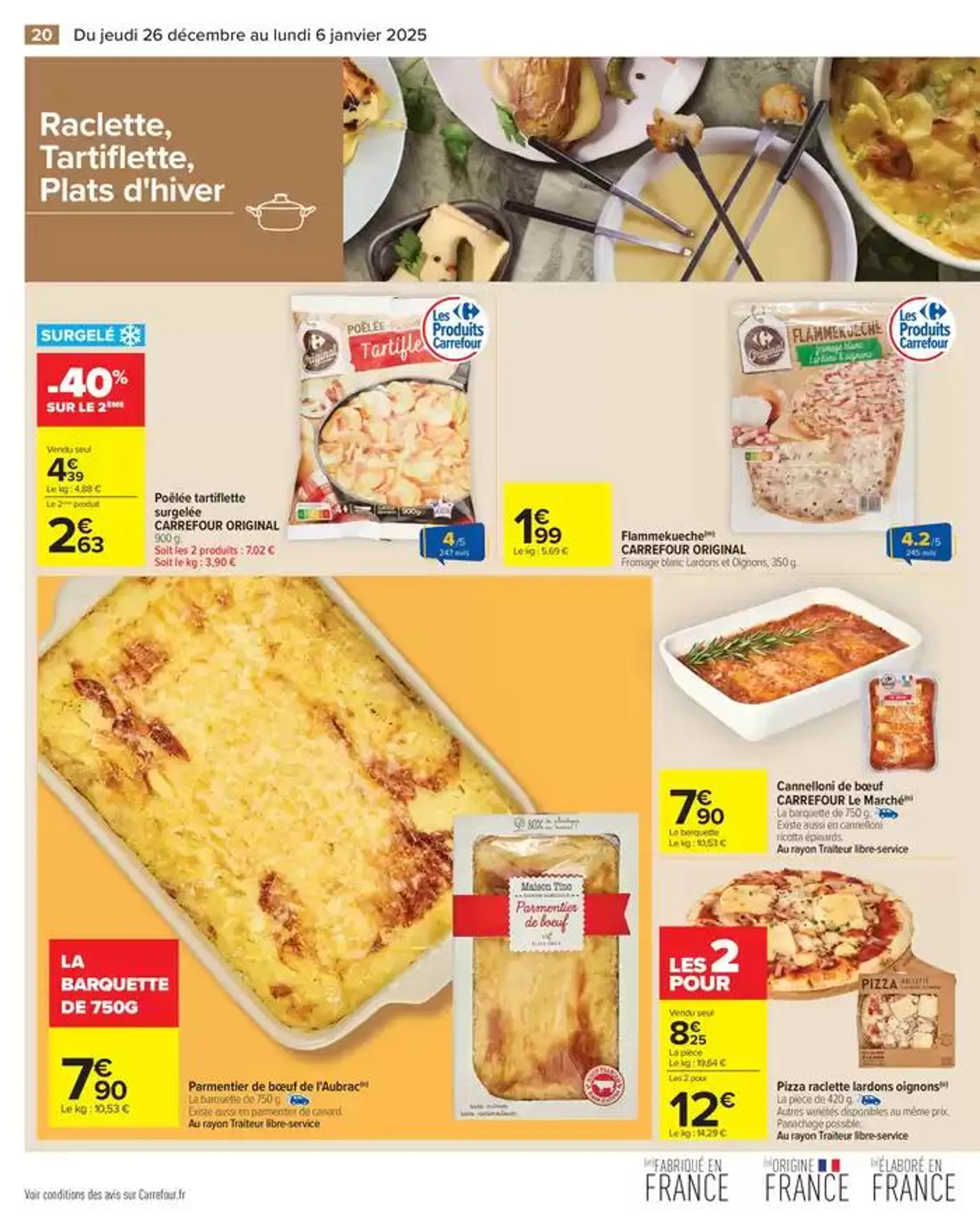 - 50% SUR LE 2ÈME PRODUIT du 26 décembre au 6 janvier 2025 - Catalogue page 26