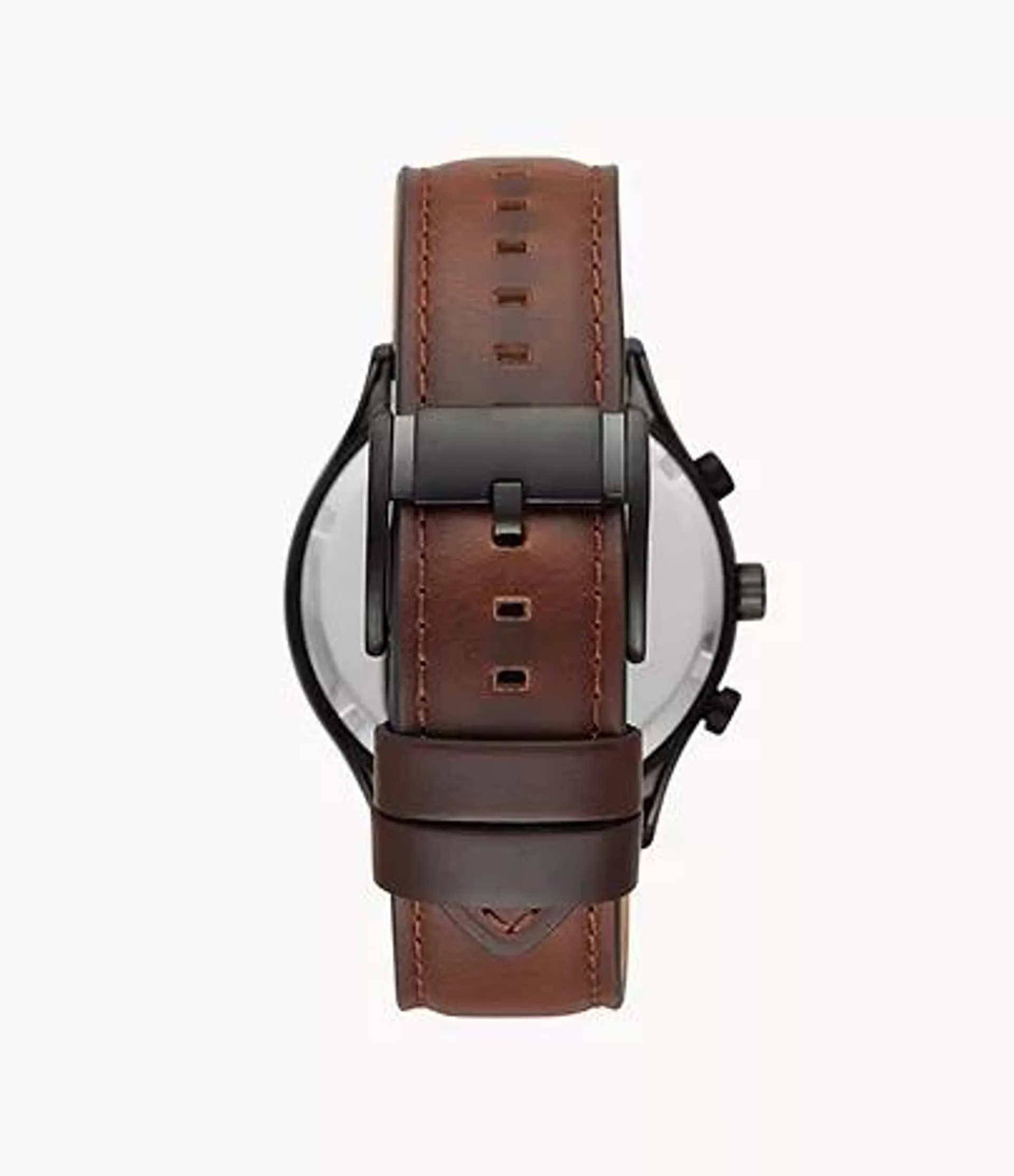 Montre Fenmore multifonction en cuir brun