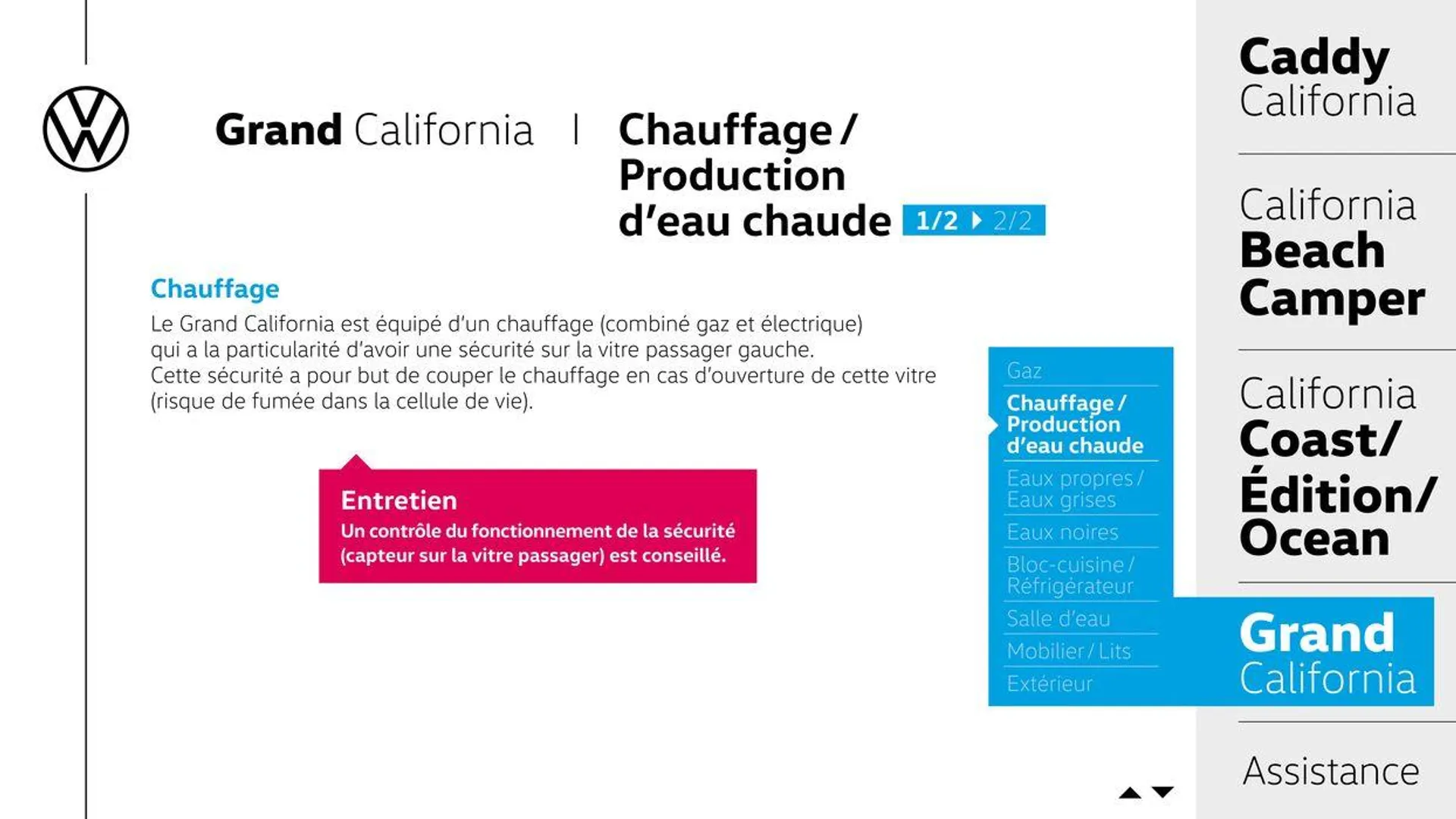 Tout savoir sur l’entretien de votre Véhicule de Loisirs Volkswagen du 23 juillet au 23 juillet 2025 - Catalogue page 12