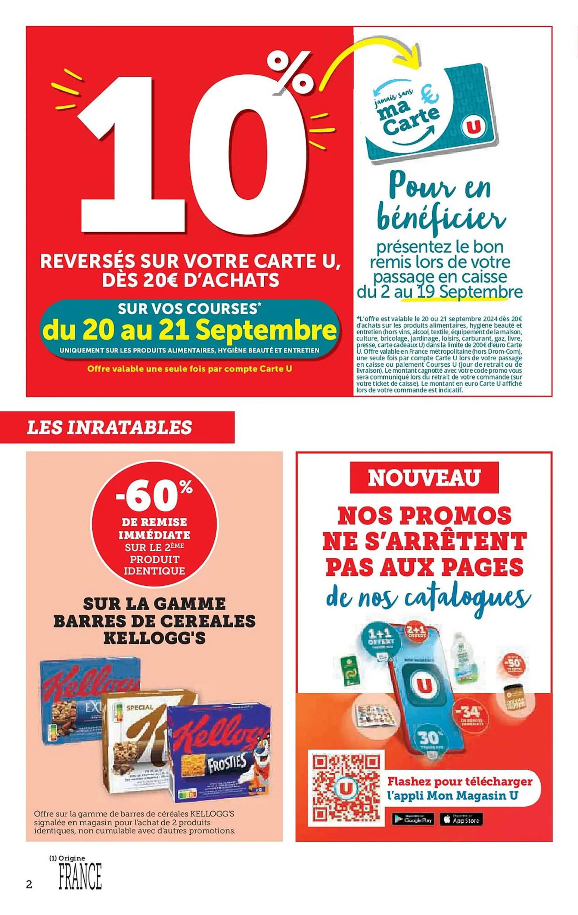 Catalogue Super U du 17 septembre au 29 septembre 2024 - Catalogue page 2