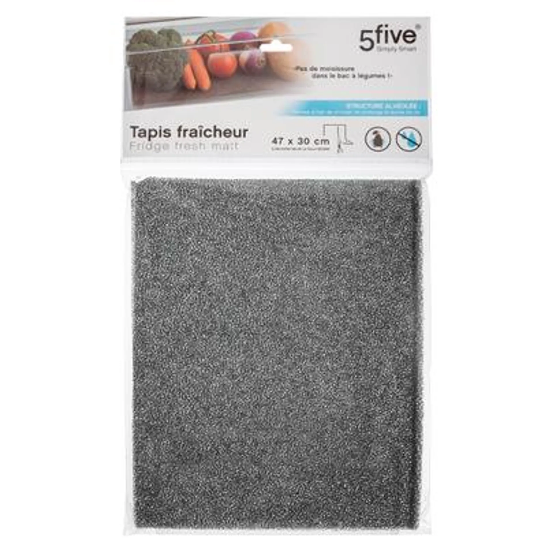 Tapis fraîcheur frigo gris