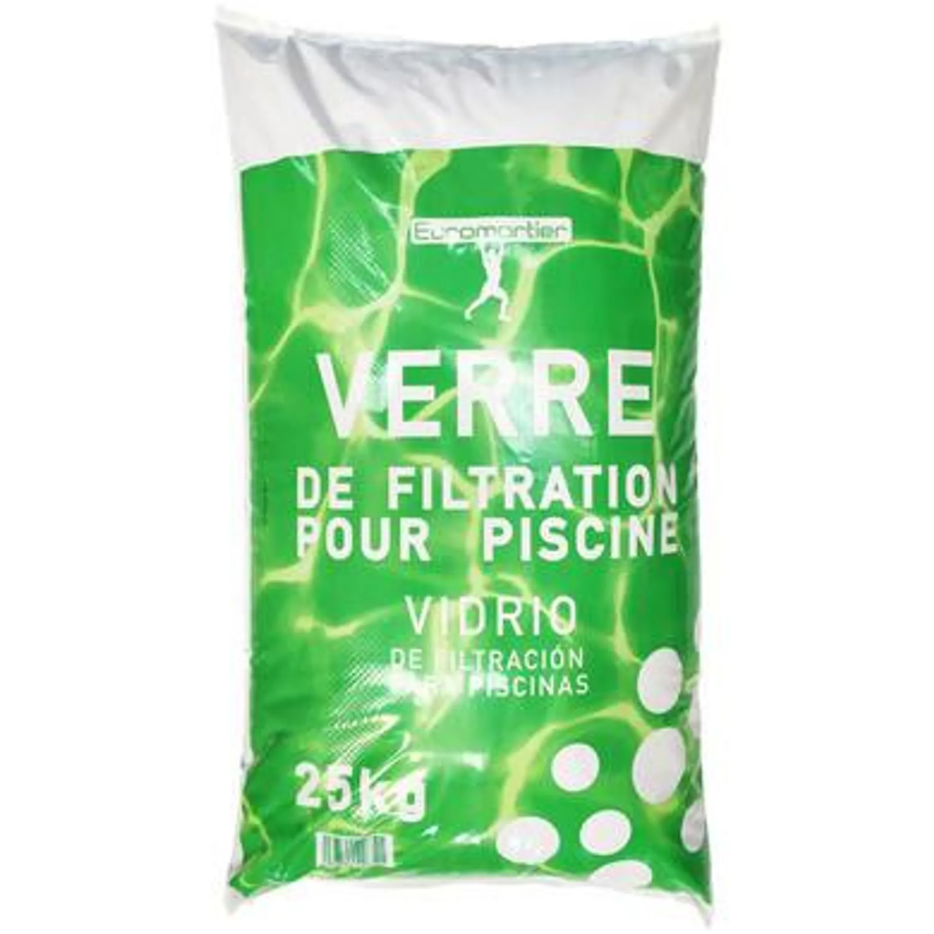 Verre filtration piscine 0.5/1,2mm