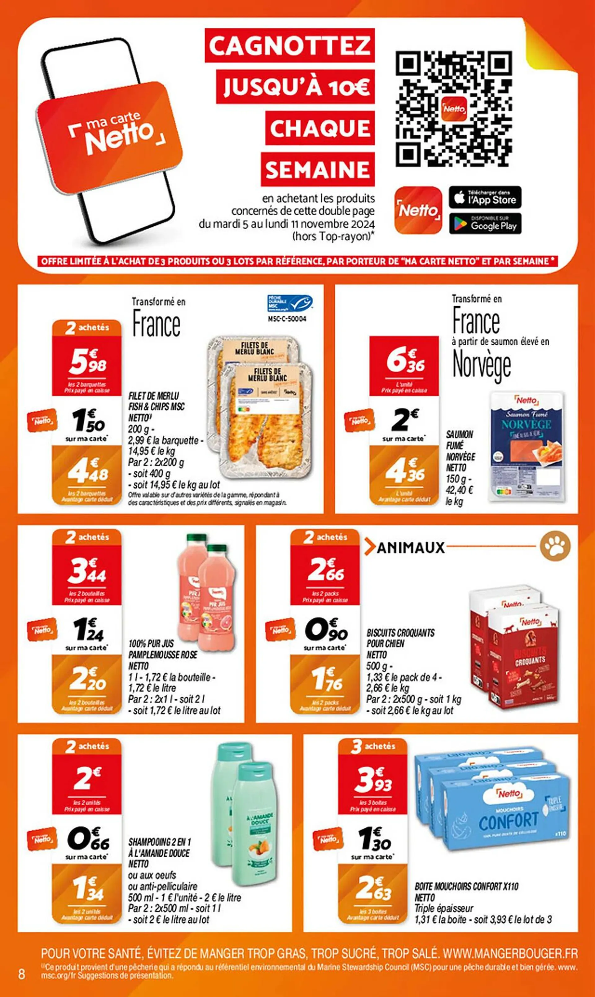 Catalogue Netto du 5 novembre au 11 novembre 2024 - Catalogue page 8