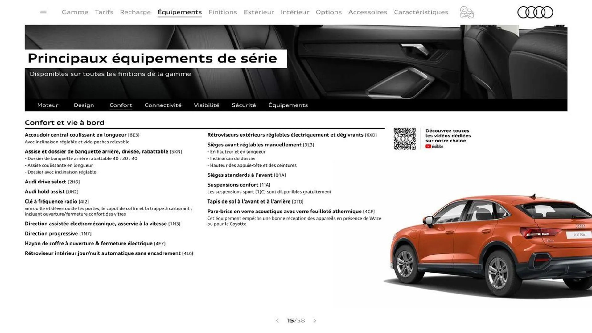 Audi Q3 Sportback du 20 août au 31 décembre 2024 - Catalogue page 15