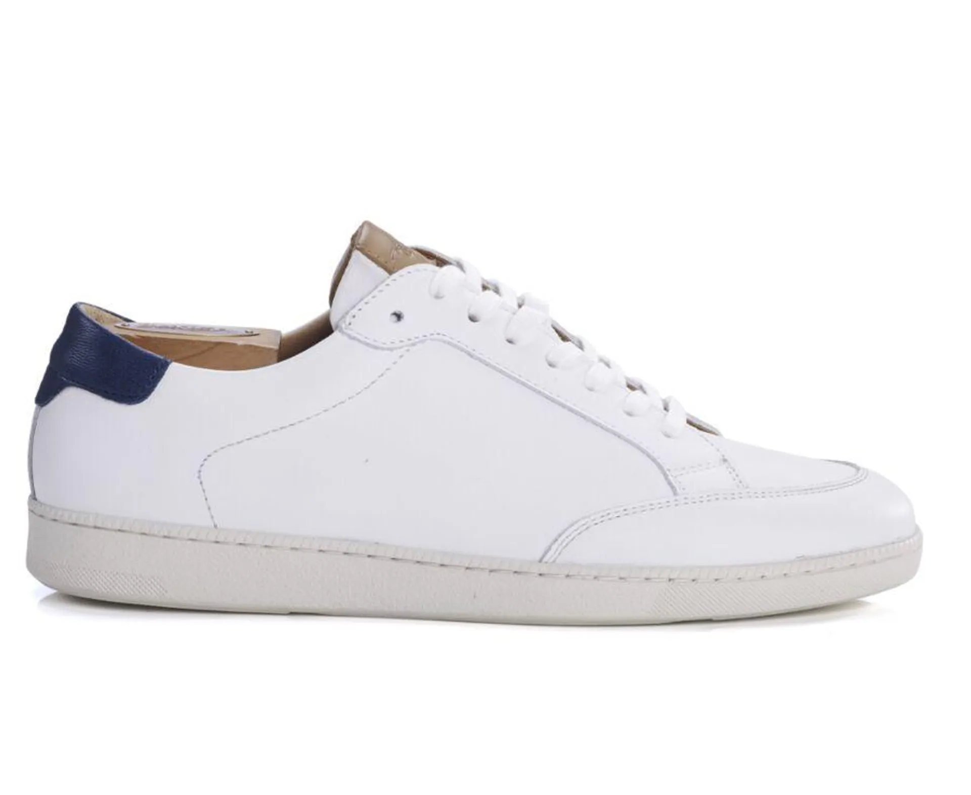 Sneakers cuir blanc homme - CANUNDA