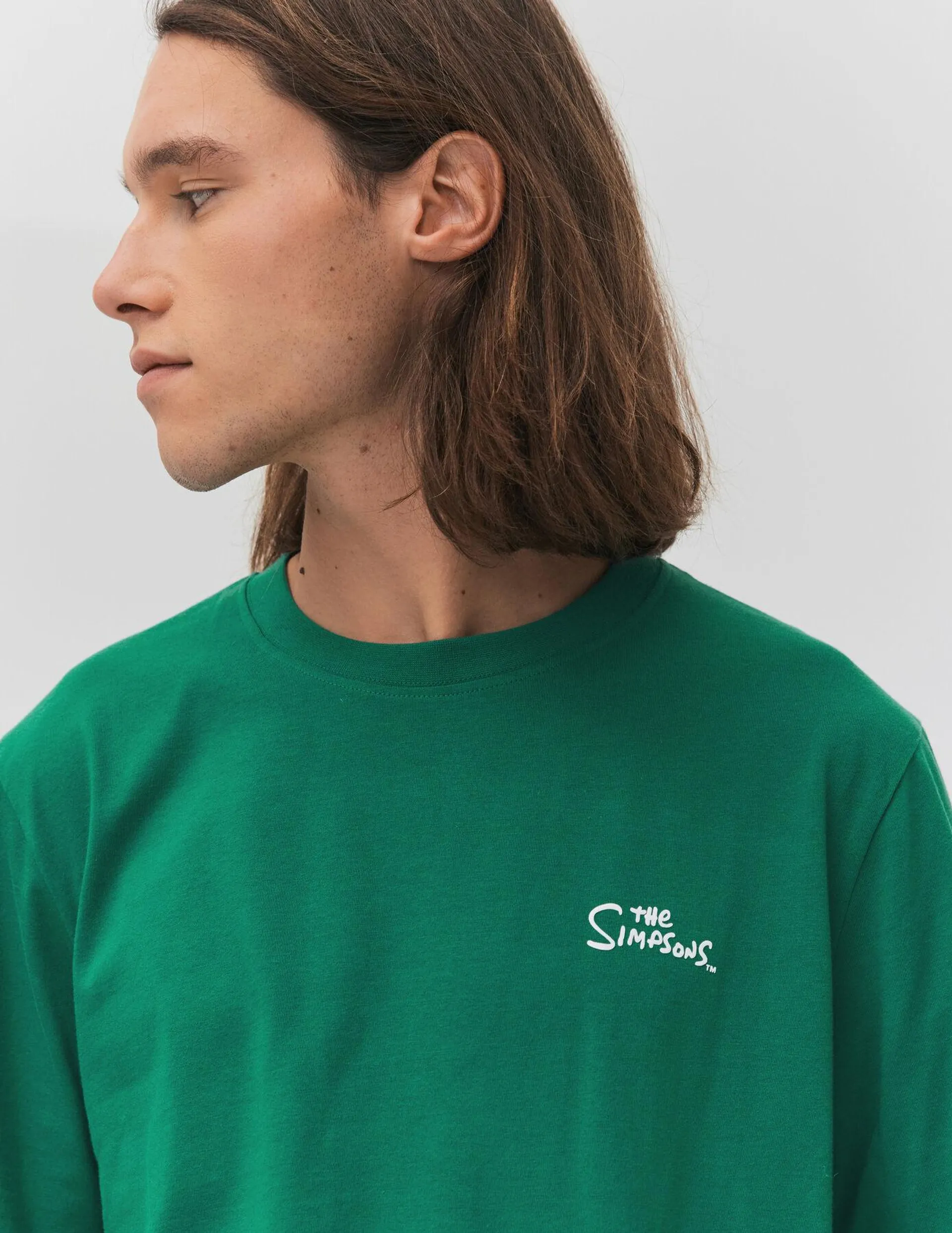 T-shirt collab Simpson - Vert