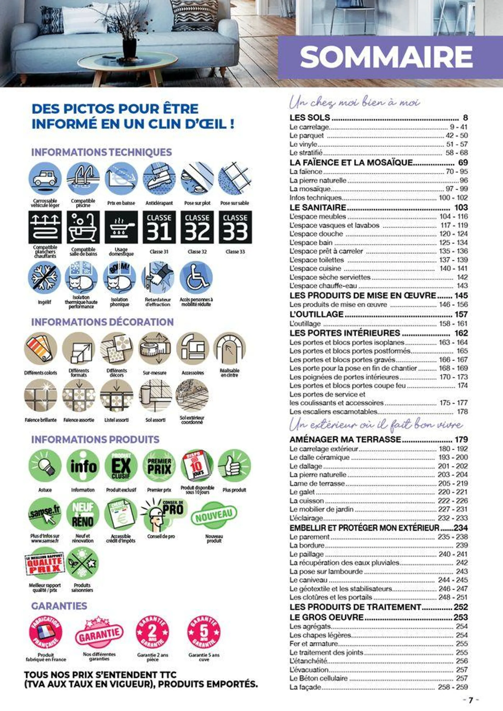 Catalogue SAMSE du 29 mars au 31 décembre 2024 - Catalogue page 7