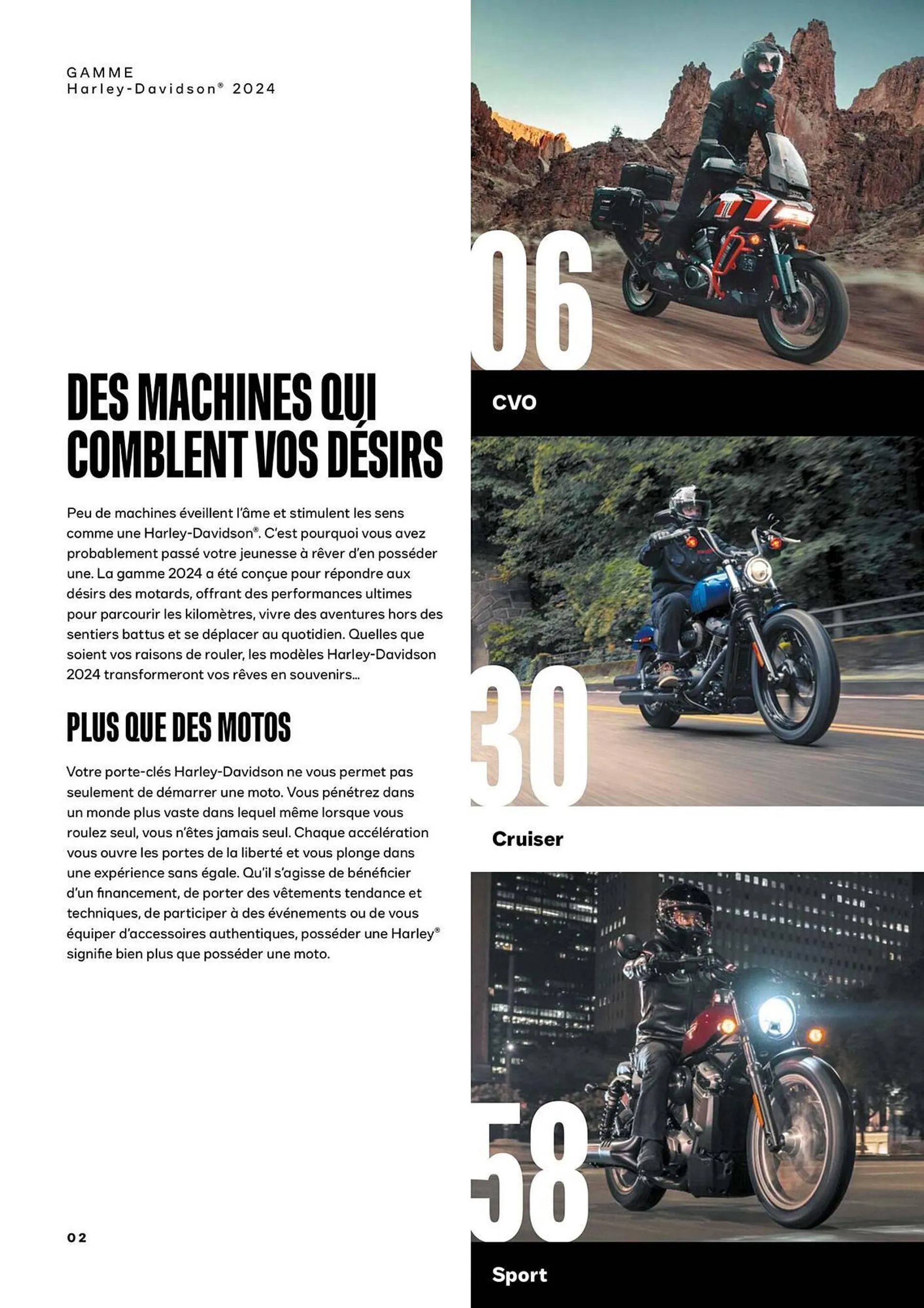 Catalogue Harley-Davidson du 12 mars au 30 novembre 2024 - Catalogue page 2